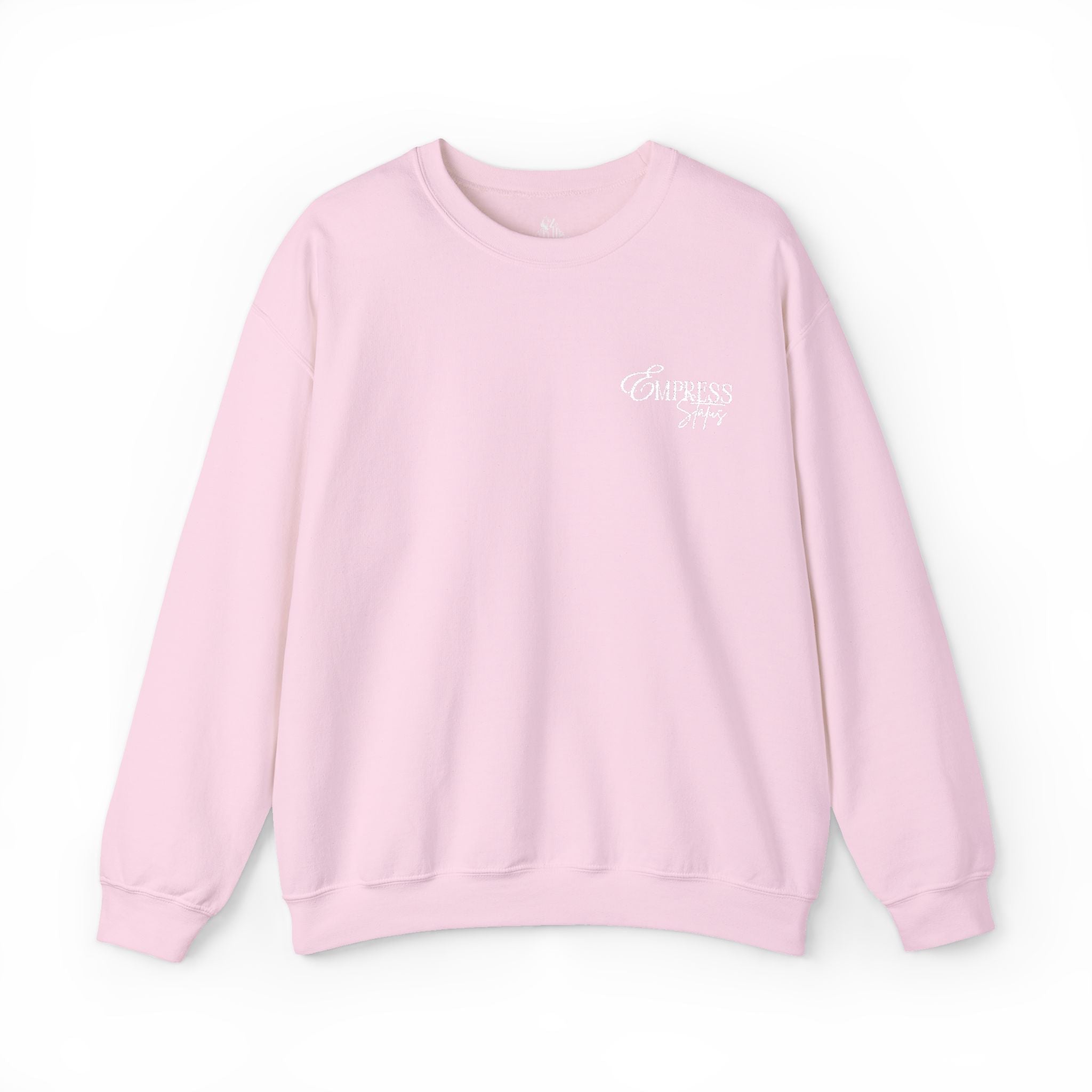N1K Empress Status EMBROIDERED, Crewneck Sweatshirt - Minimal Casual Pullover