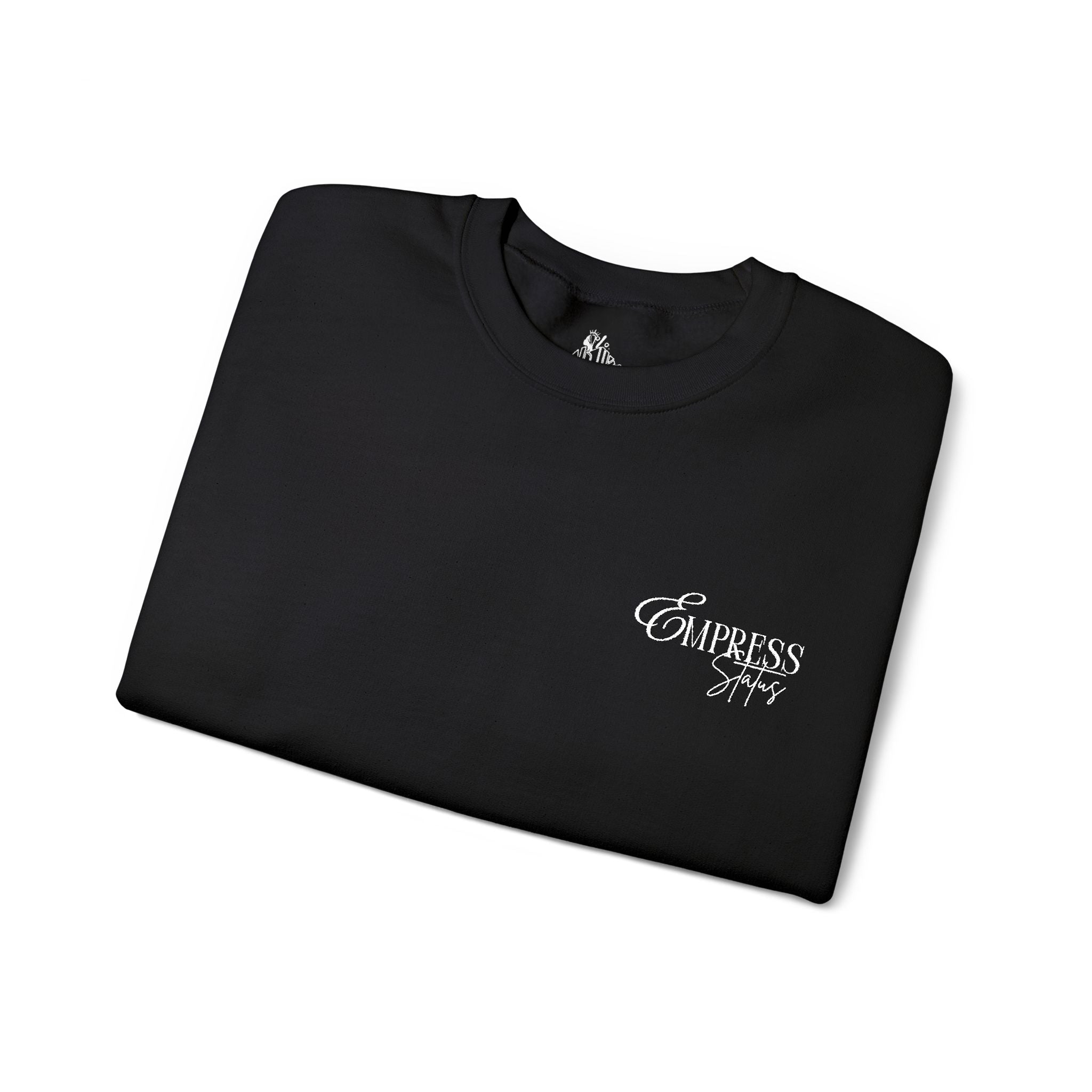 N1K Empress Status EMBROIDERED, Crewneck Sweatshirt - Minimal Casual Pullover
