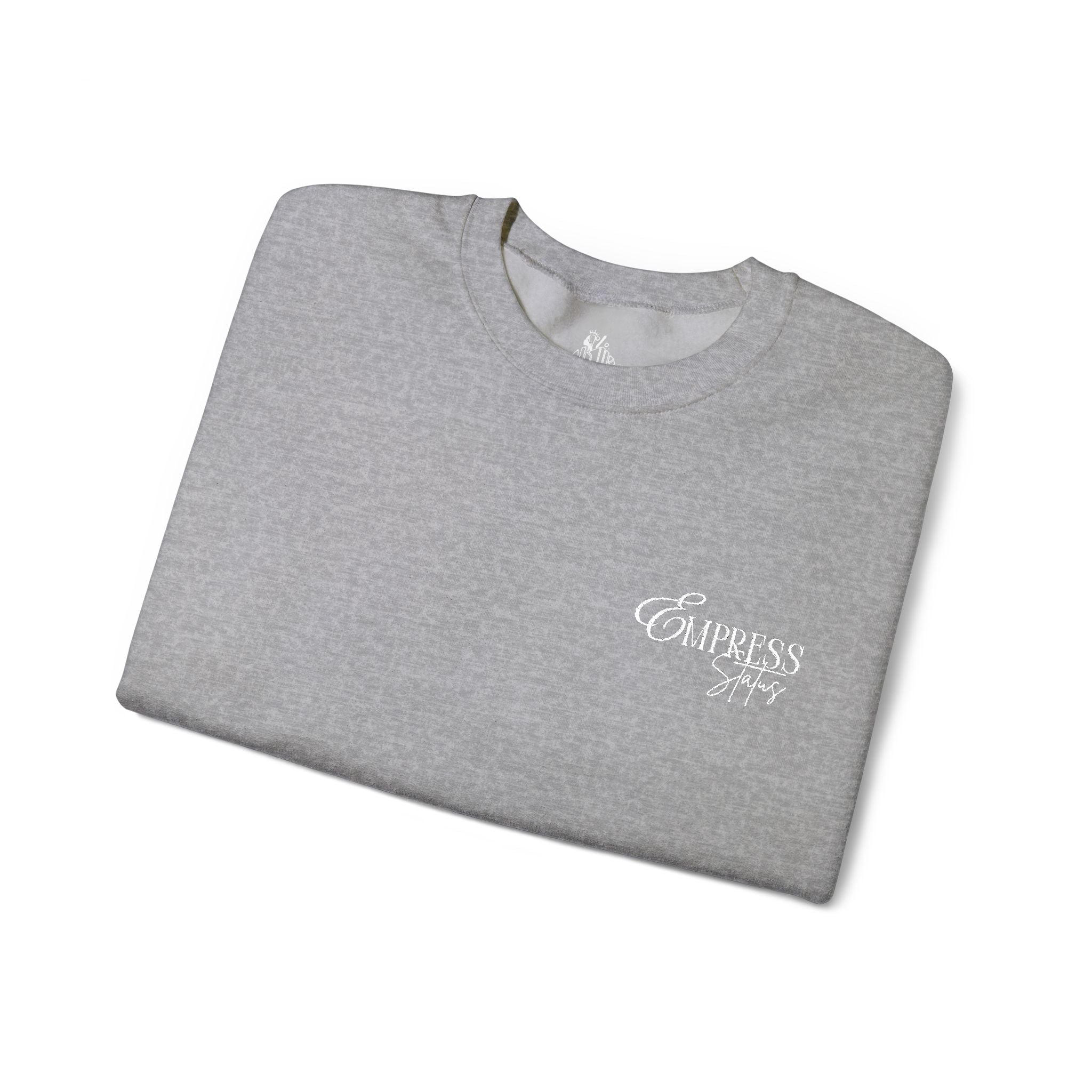 N1K Empress Status EMBROIDERED, Crewneck Sweatshirt - Minimal Casual Pullover