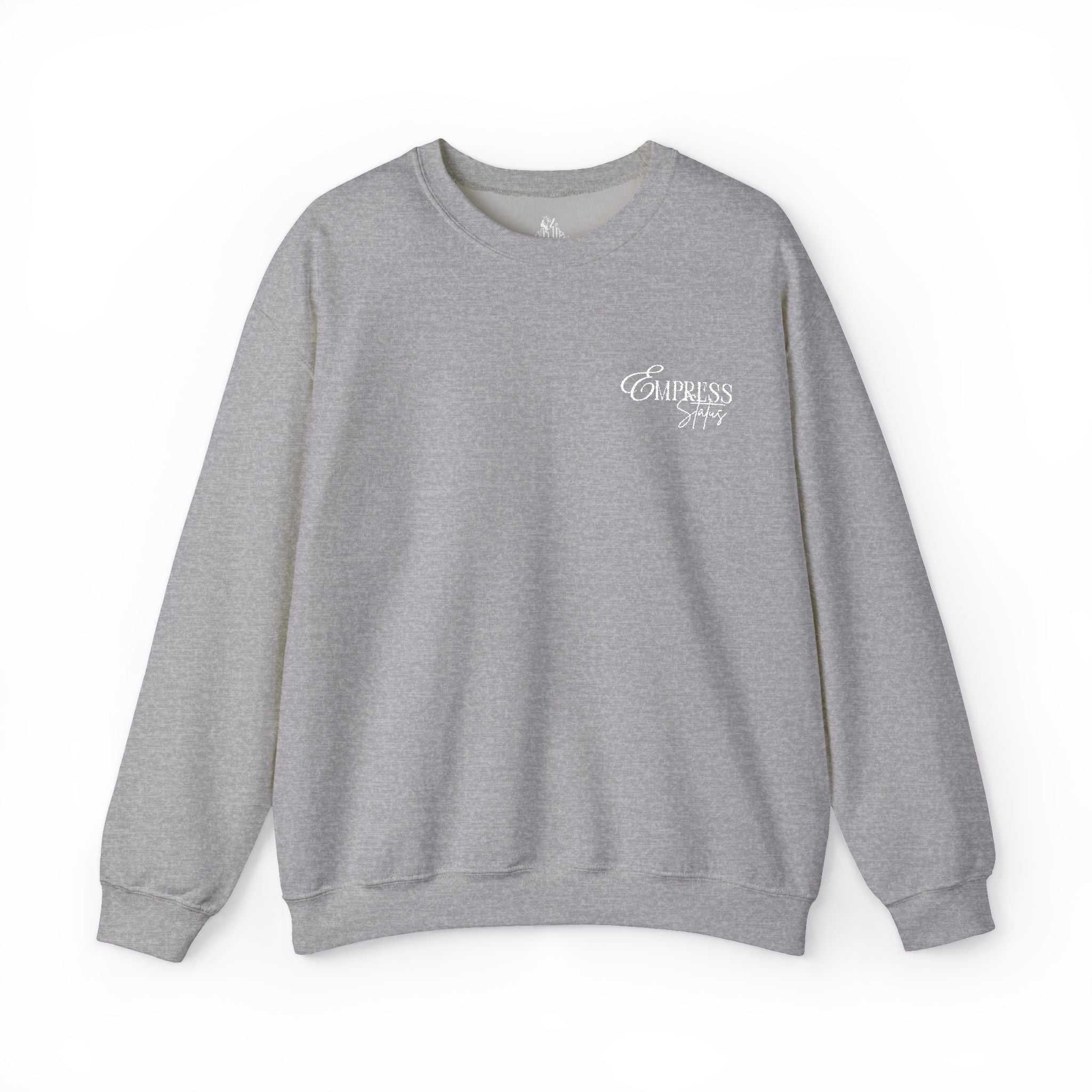 N1K Empress Status EMBROIDERED, Crewneck Sweatshirt - Minimal Casual Pullover
