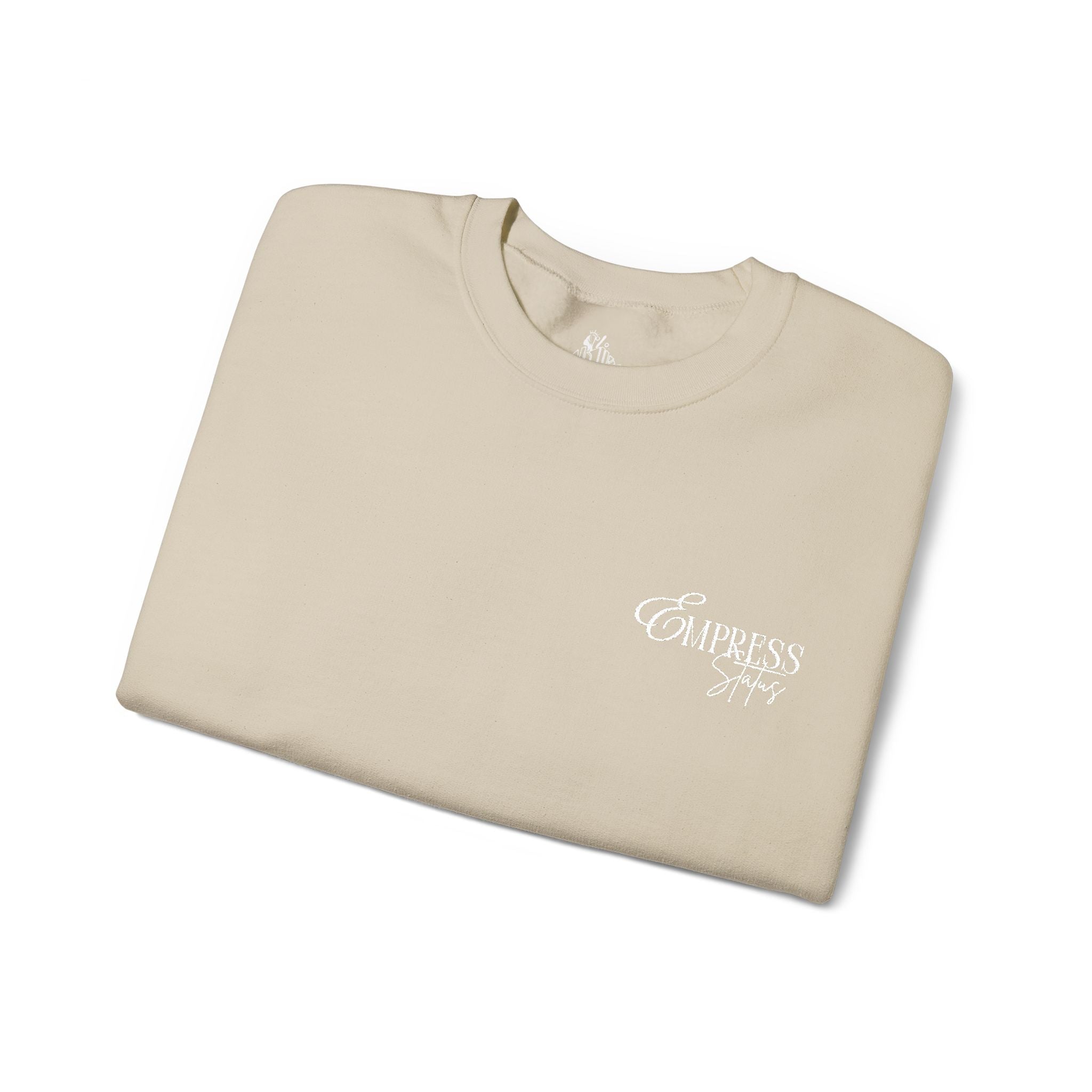 N1K Empress Status EMBROIDERED, Crewneck Sweatshirt - Minimal Casual Pullover