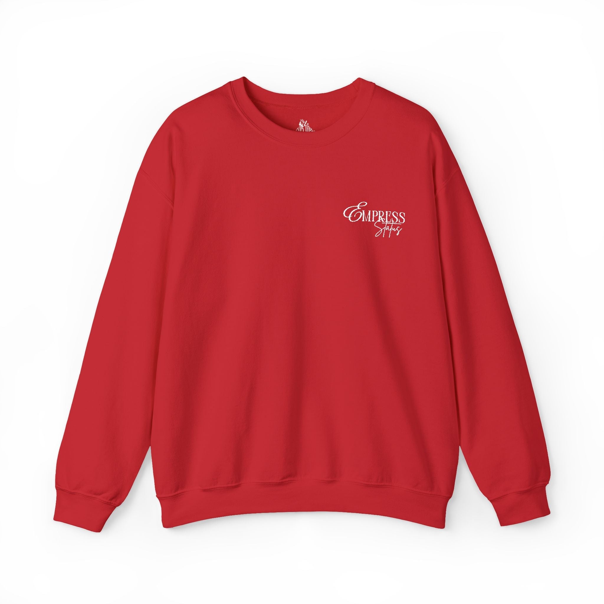 N1K Empress Status EMBROIDERED, Crewneck Sweatshirt - Minimal Casual Pullover
