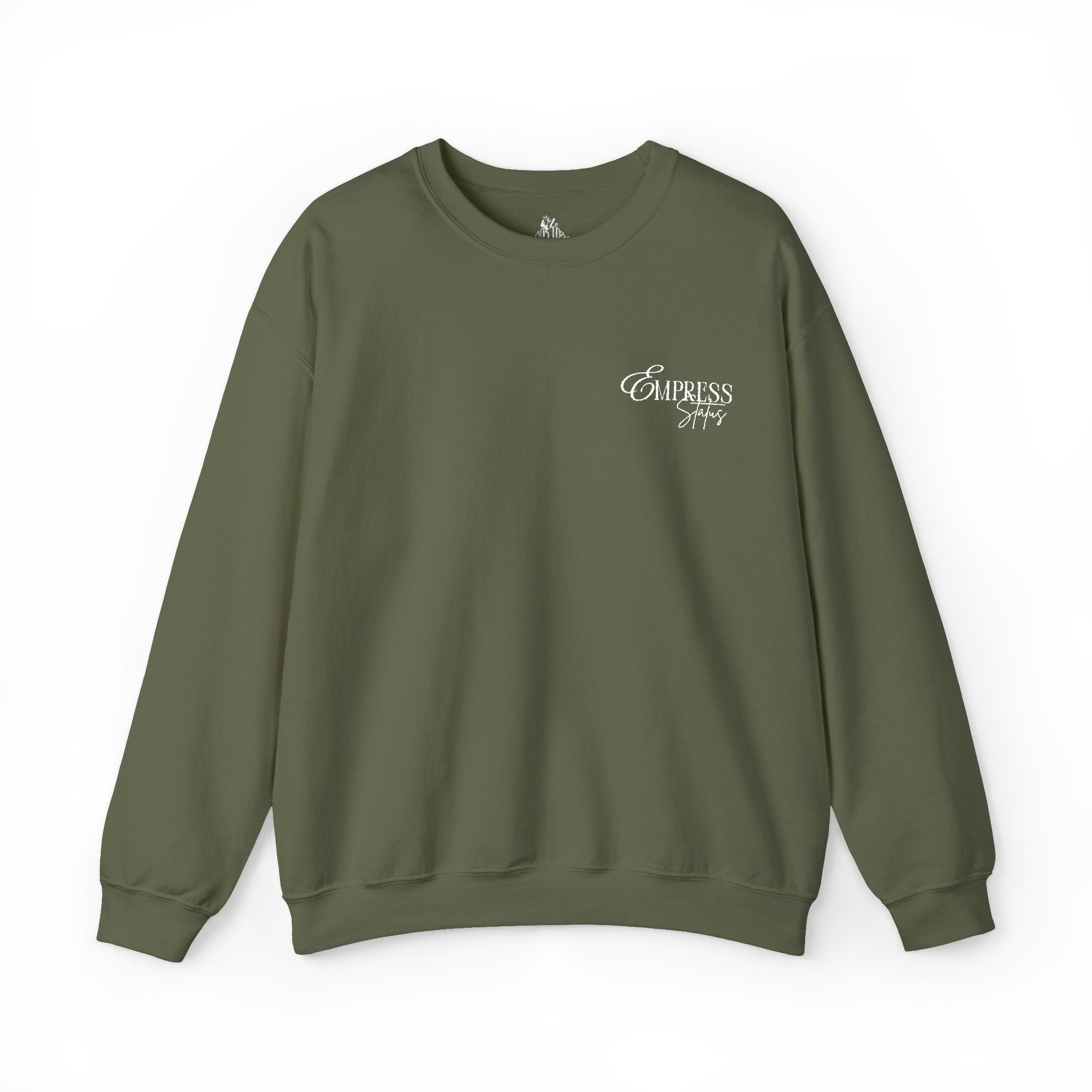 N1K Empress Status EMBROIDERED, Crewneck Sweatshirt - Minimal Casual Pullover