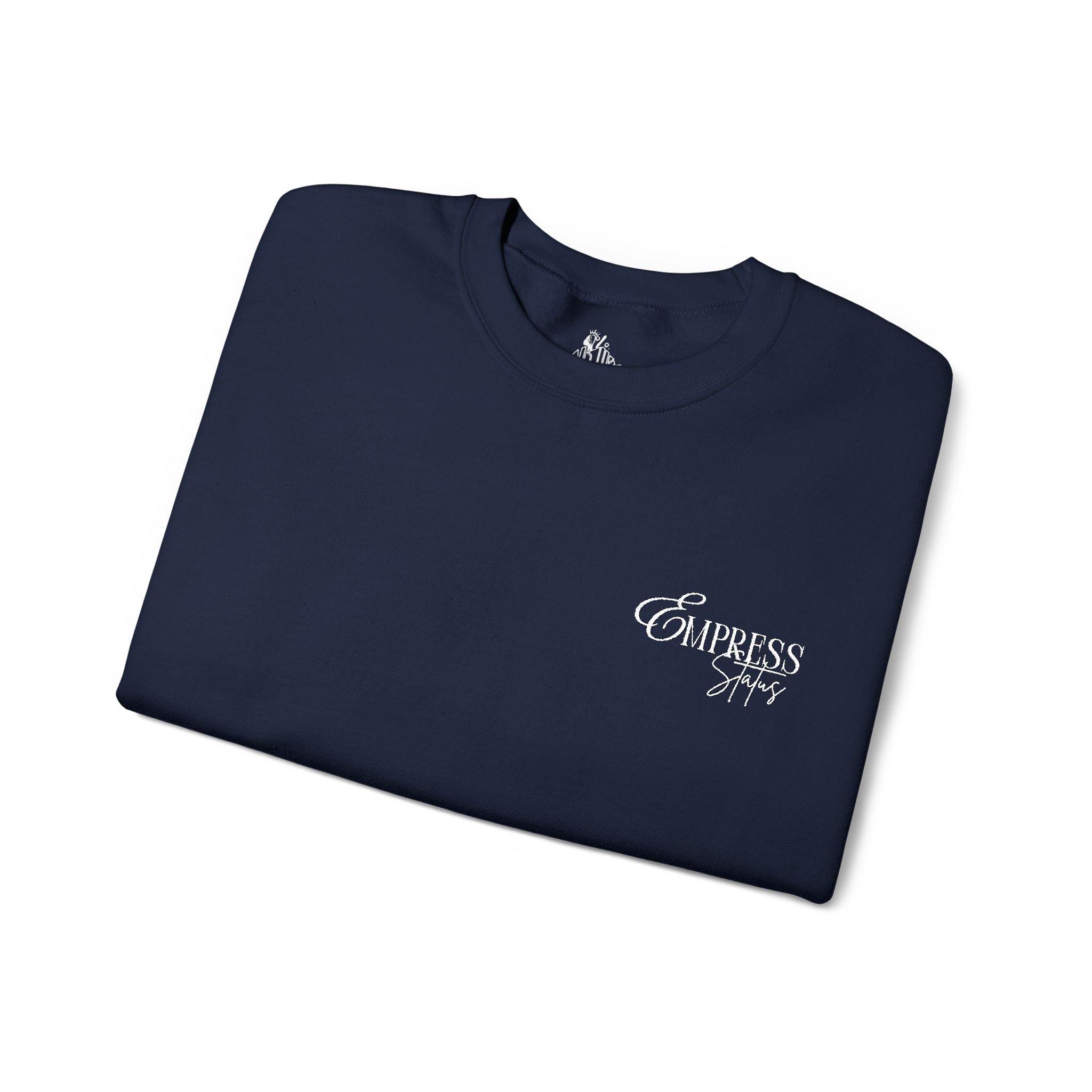 N1K Empress Status EMBROIDERED, Crewneck Sweatshirt - Minimal Casual Pullover