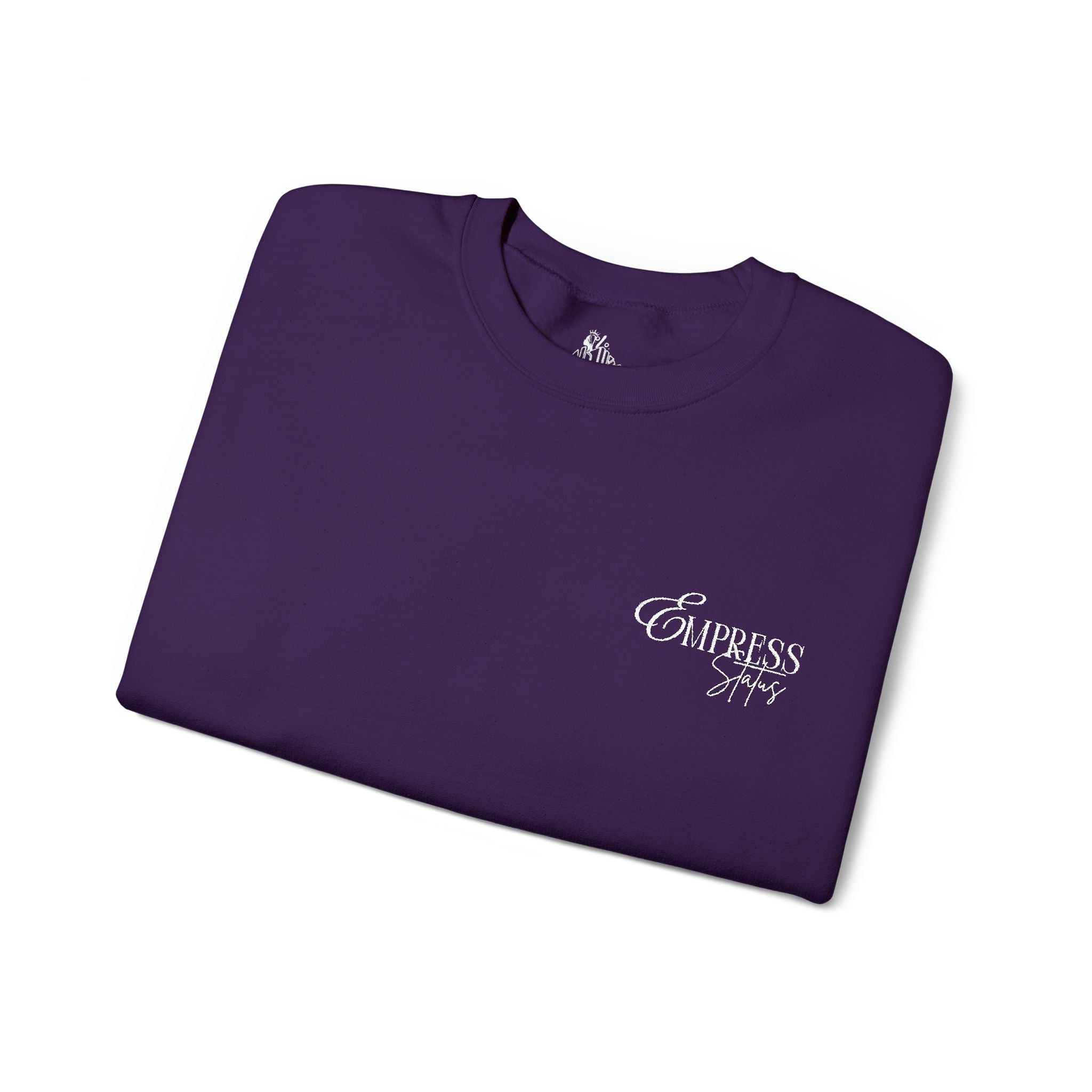 N1K Empress Status EMBROIDERED, Crewneck Sweatshirt - Minimal Casual Pullover
