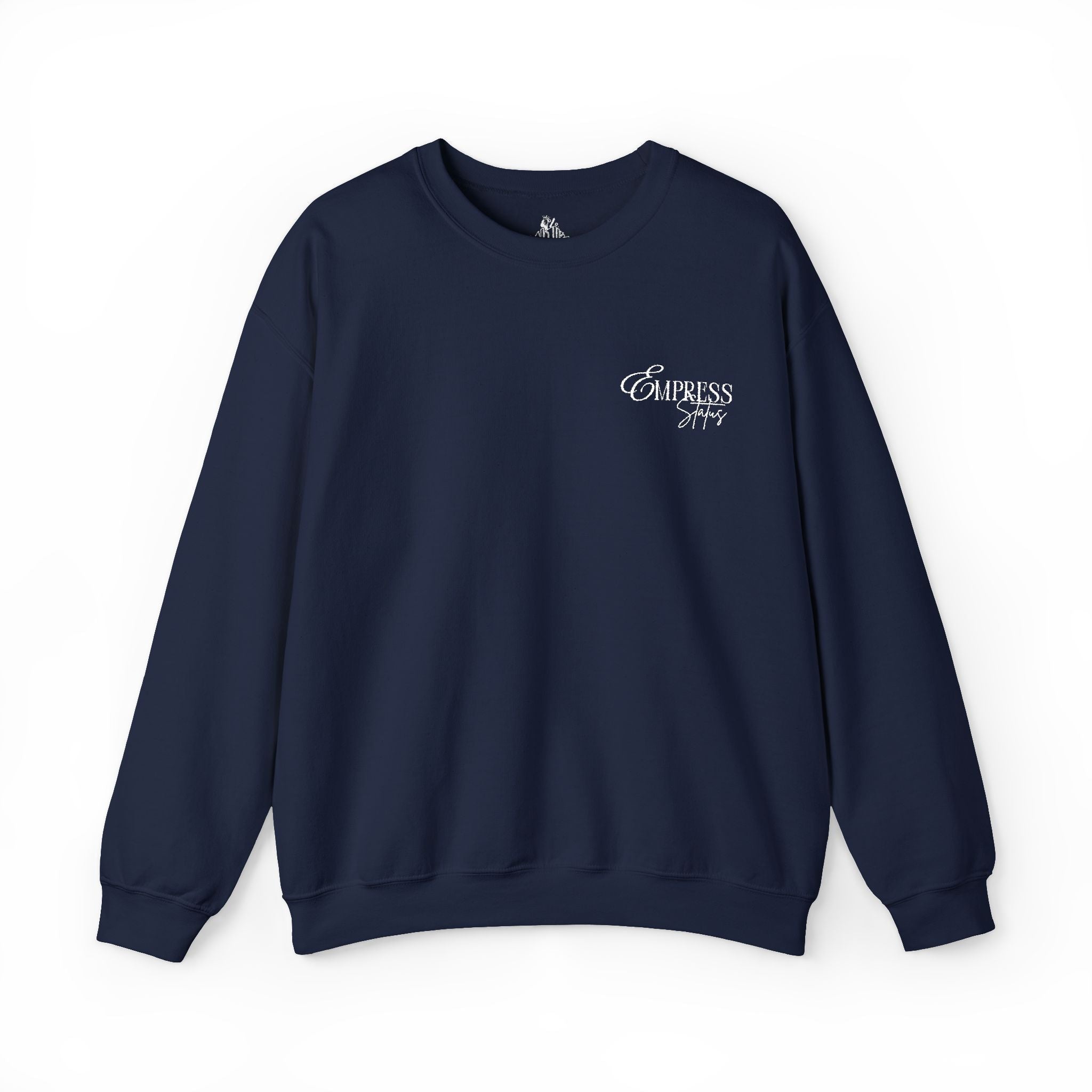 N1K Empress Status EMBROIDERED, Crewneck Sweatshirt - Minimal Casual Pullover