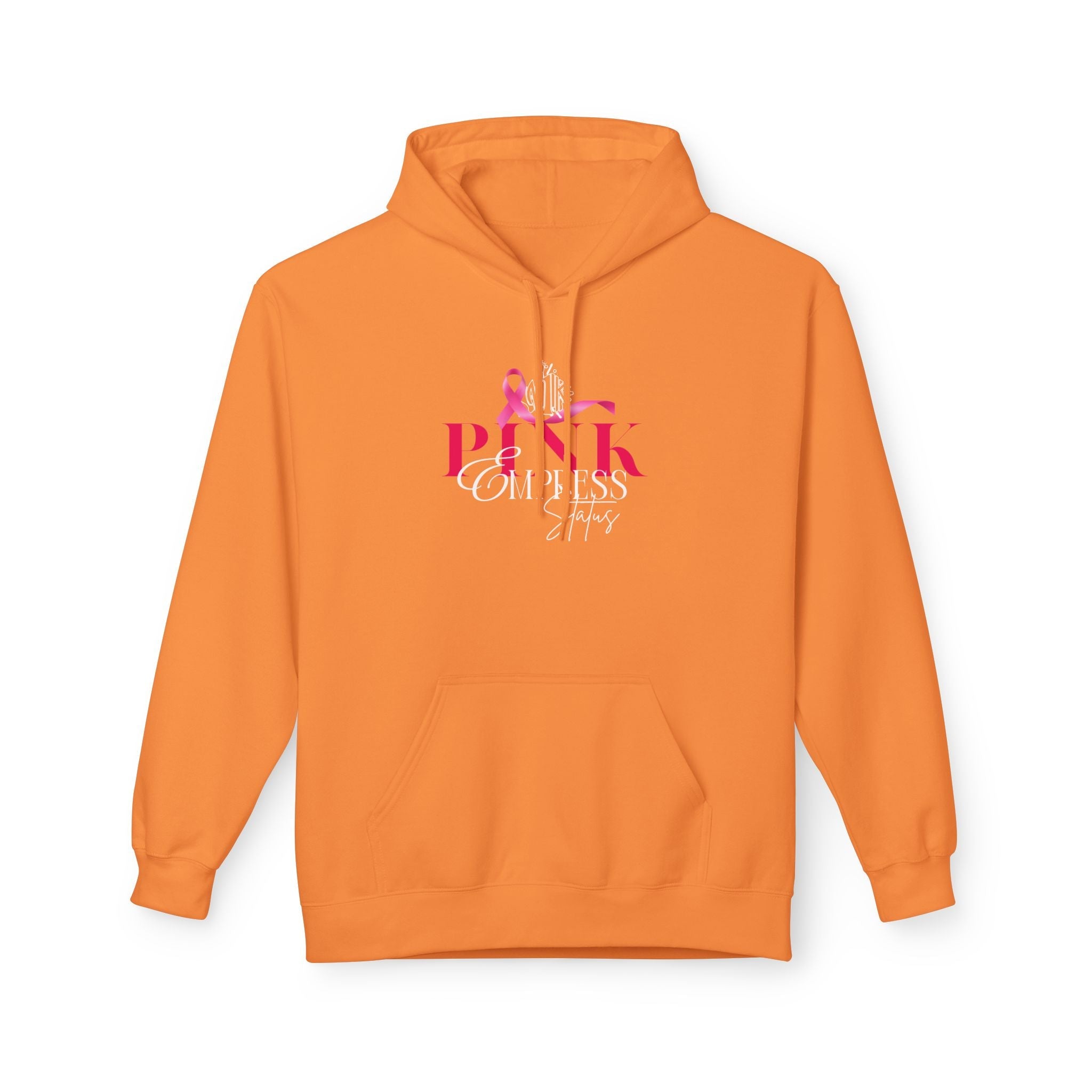 N1K Empress Status Pink Ribbon Breast Cancer Awareness Hoodie — PINK Breast Cancer Support Pullover