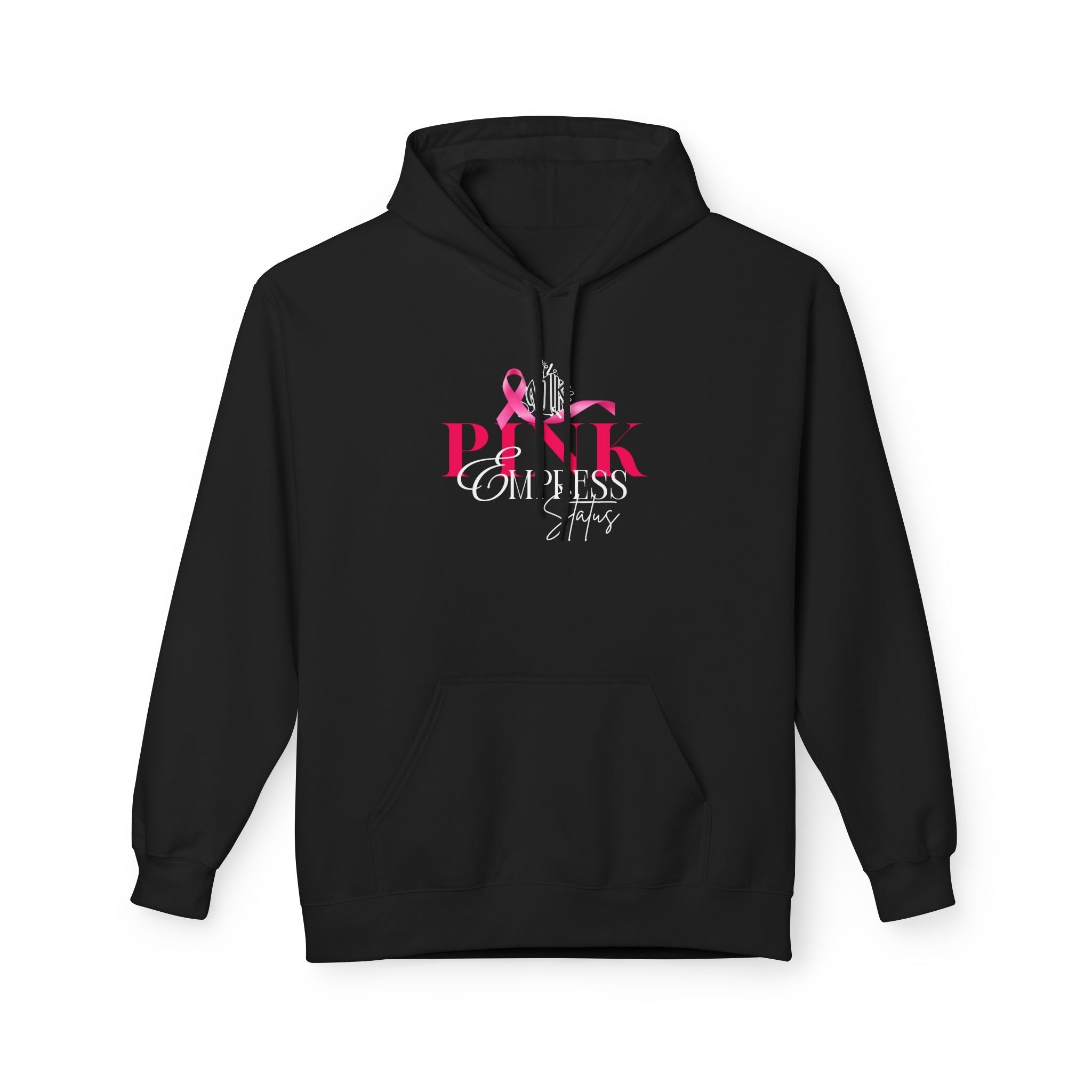 N1K Empress Status Pink Ribbon Breast Cancer Awareness Hoodie — PINK Breast Cancer Support Pullover