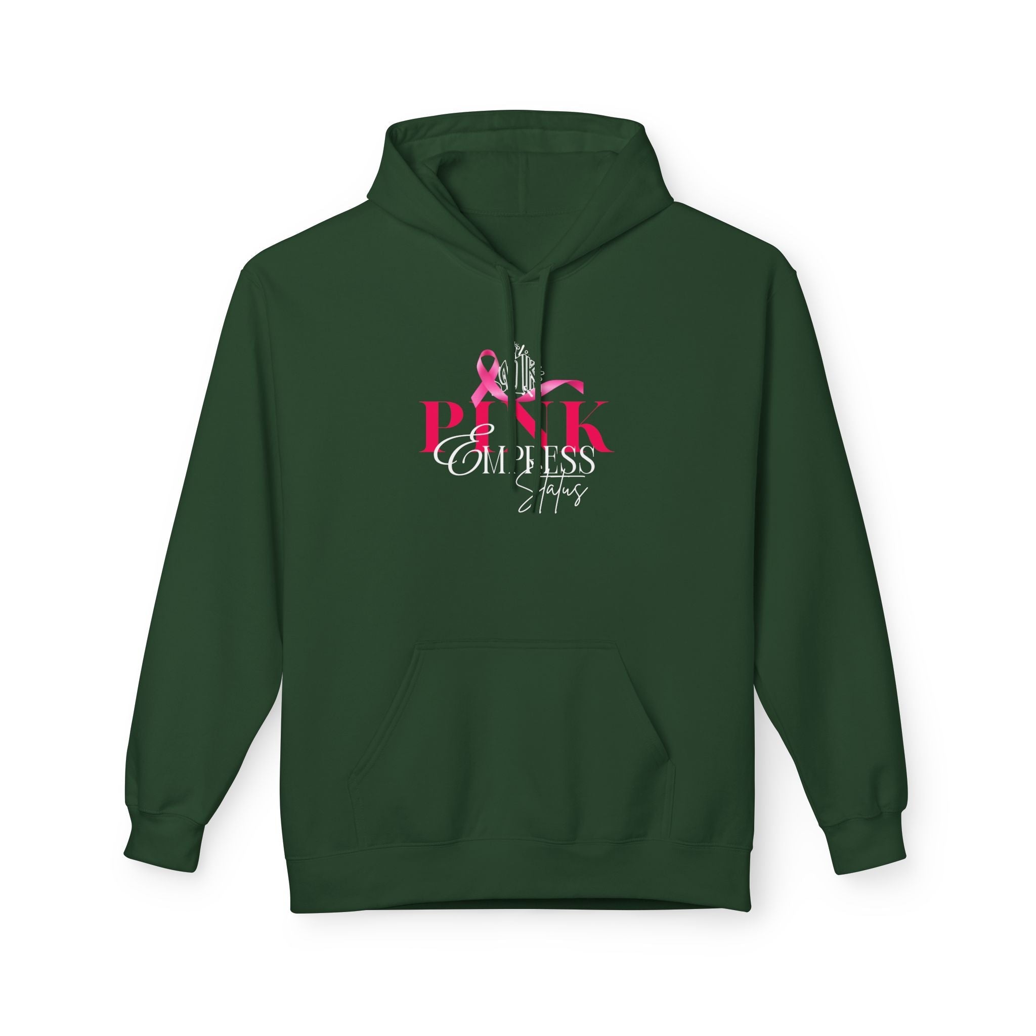N1K Empress Status Pink Ribbon Breast Cancer Awareness Hoodie — PINK Breast Cancer Support Pullover