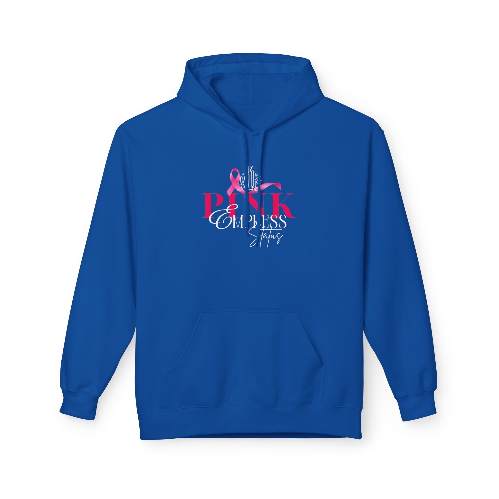 N1K Empress Status Pink Ribbon Breast Cancer Awareness Hoodie — PINK Breast Cancer Support Pullover