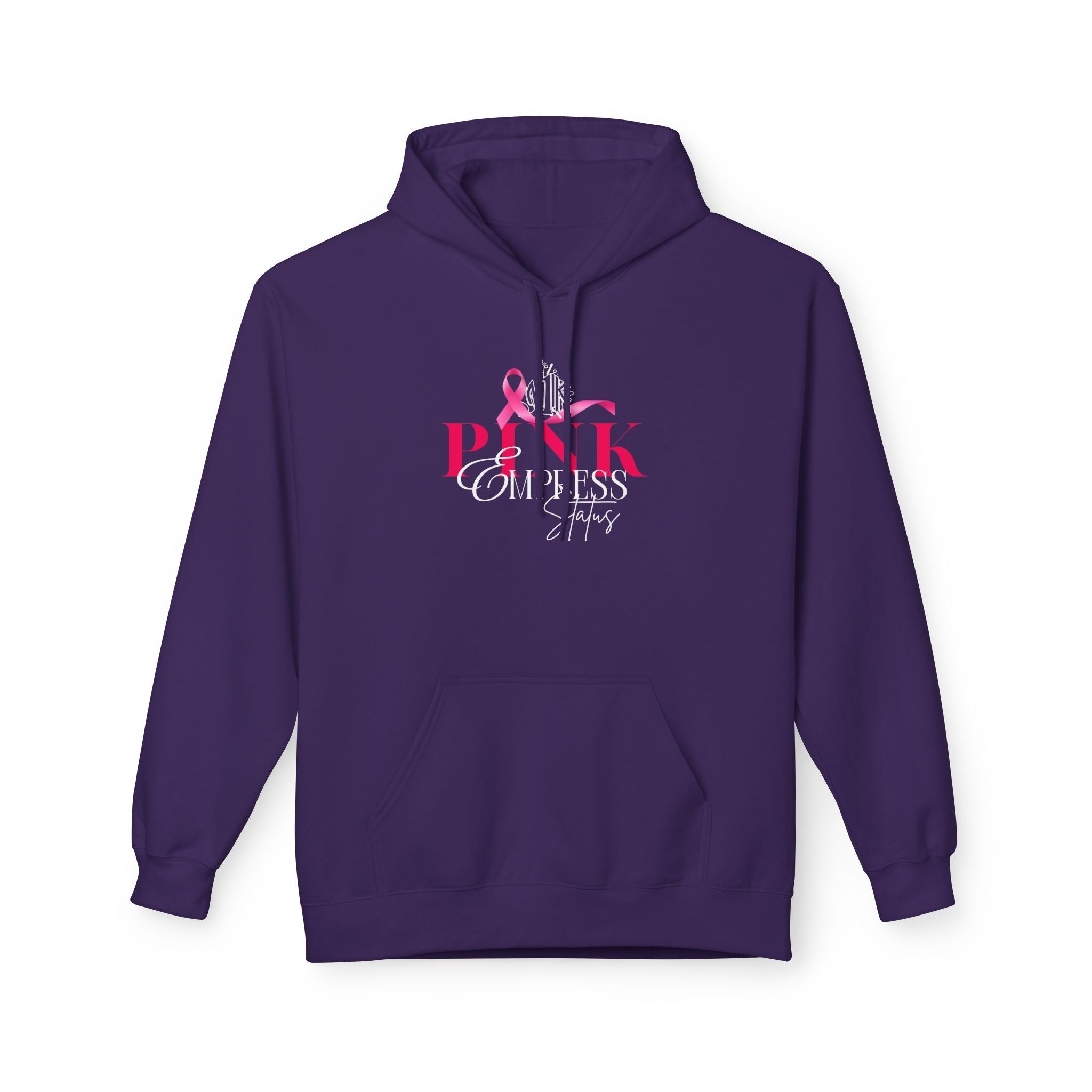 N1K Empress Status Pink Ribbon Breast Cancer Awareness Hoodie — PINK Breast Cancer Support Pullover