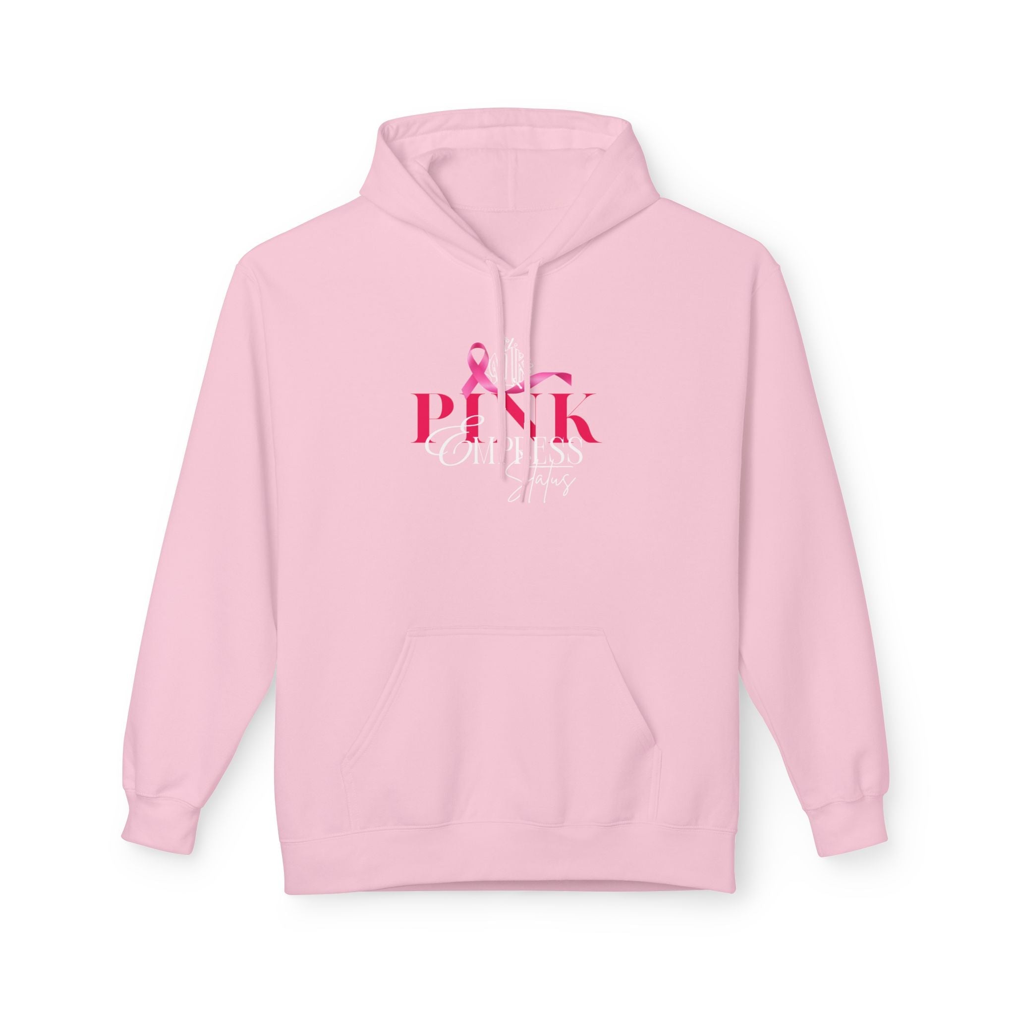 N1K Empress Status Pink Ribbon Breast Cancer Awareness Hoodie — PINK Breast Cancer Support Pullover