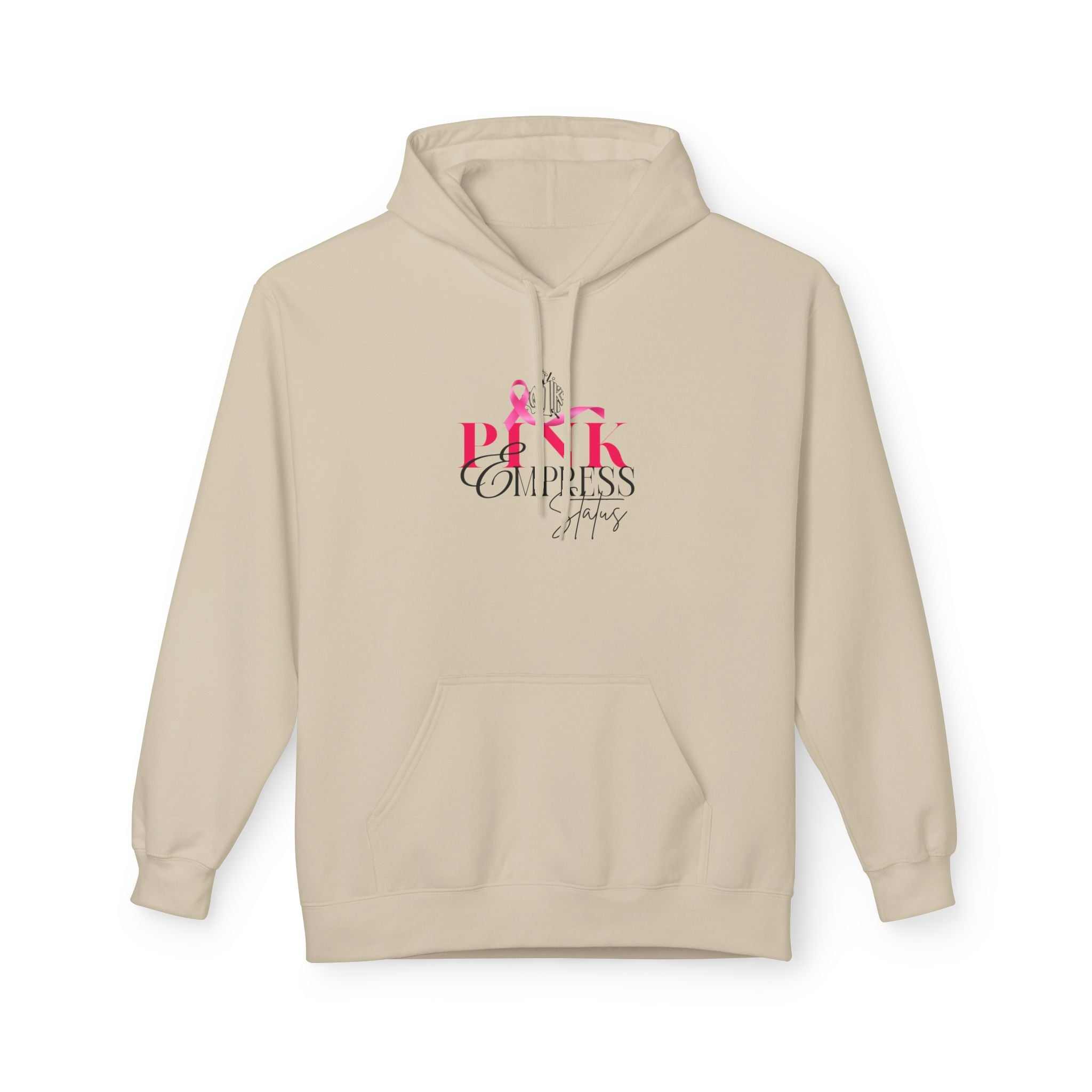 N1K Empress Status Pink Ribbon Breast Cancer Awareness Hoodie — PINK Breast Cancer Support Pullover