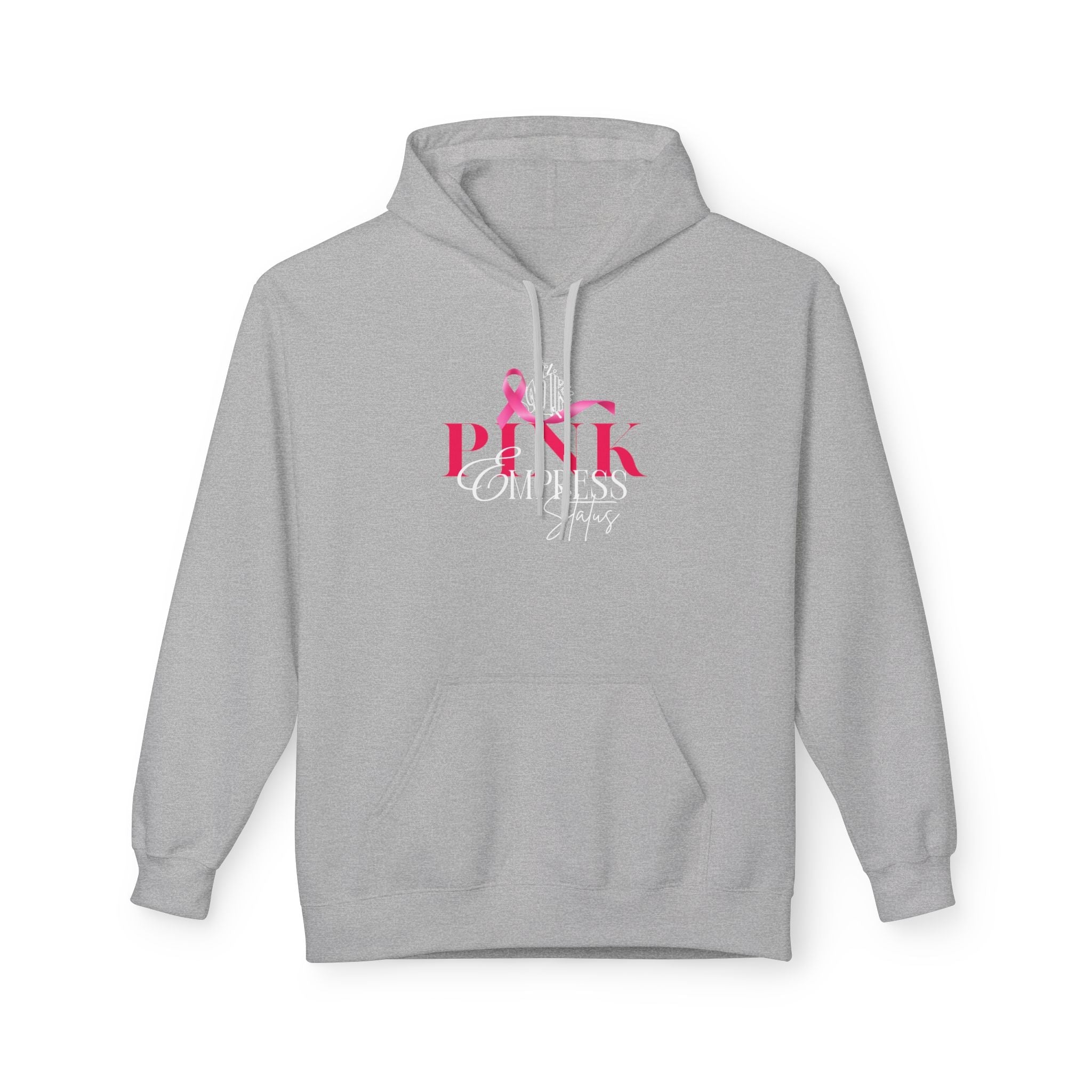 N1K Empress Status Pink Ribbon Breast Cancer Awareness Hoodie — PINK Breast Cancer Support Pullover