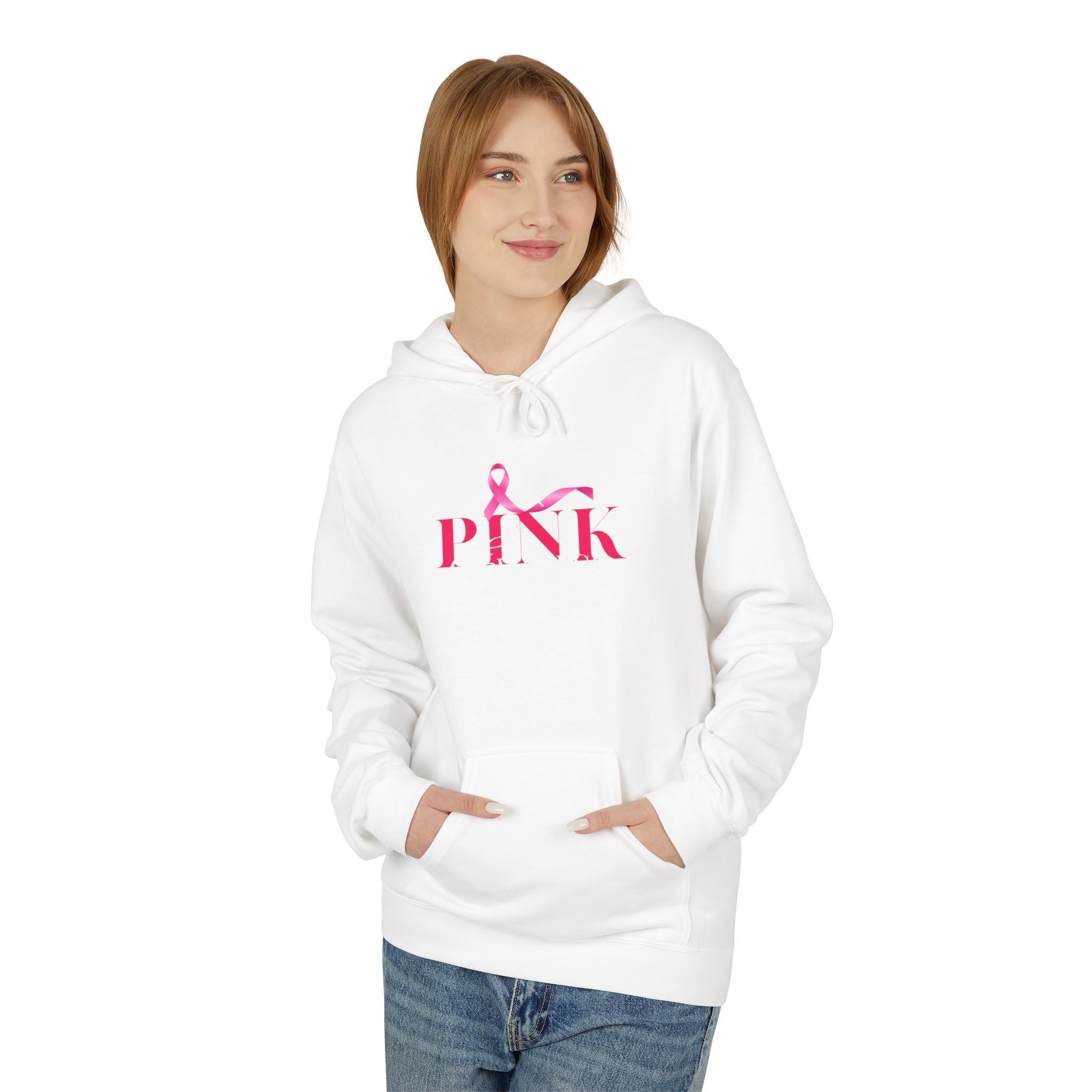 N1K Empress Status Pink Ribbon Breast Cancer Awareness Hoodie — PINK Breast Cancer Support Pullover