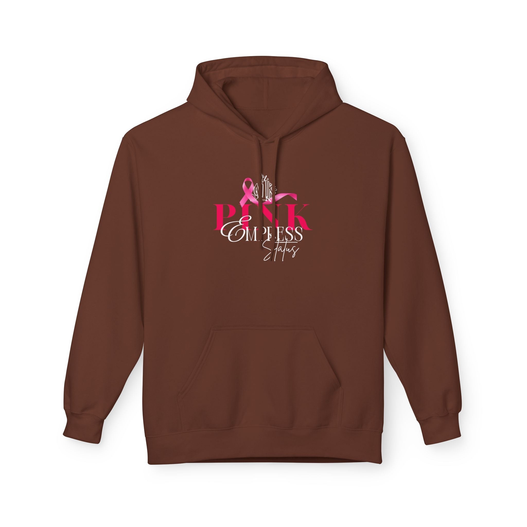N1K Empress Status Pink Ribbon Breast Cancer Awareness Hoodie — PINK Breast Cancer Support Pullover