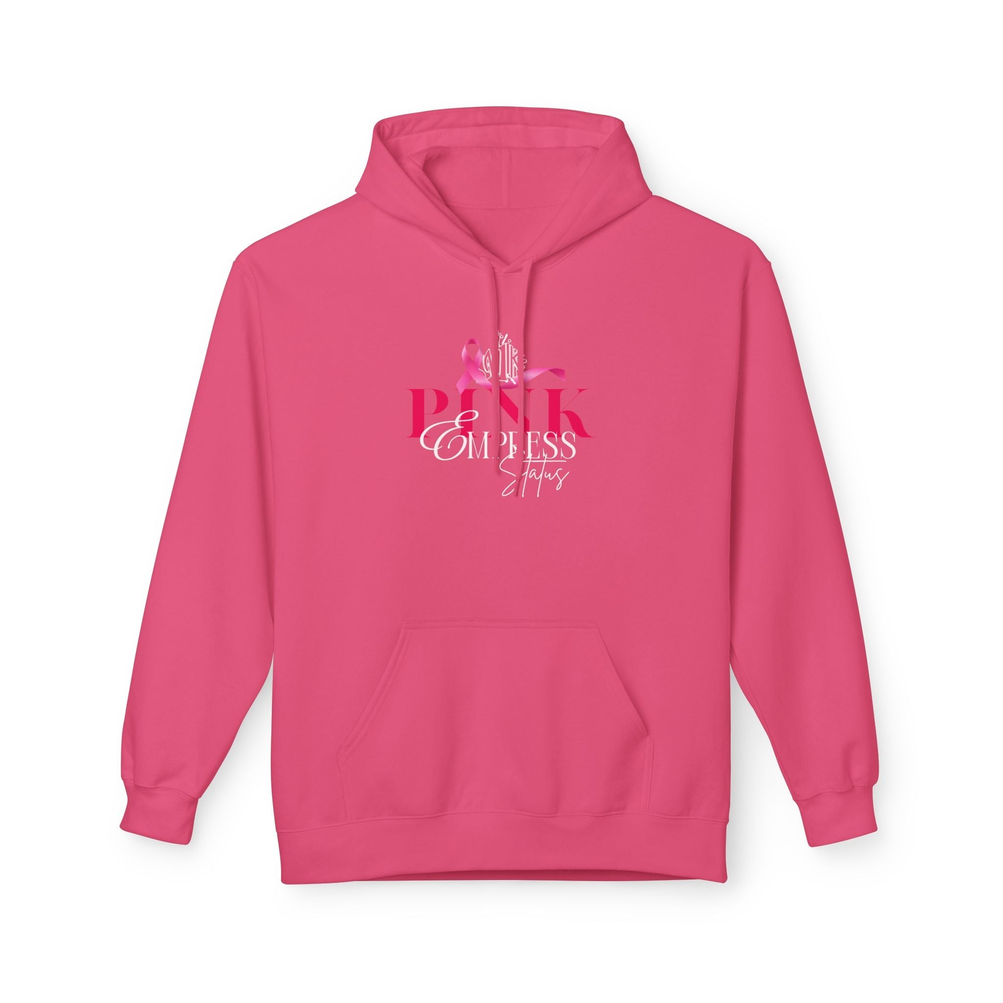 N1K Empress Status Pink Ribbon Breast Cancer Awareness Hoodie — PINK Breast Cancer Support Pullover
