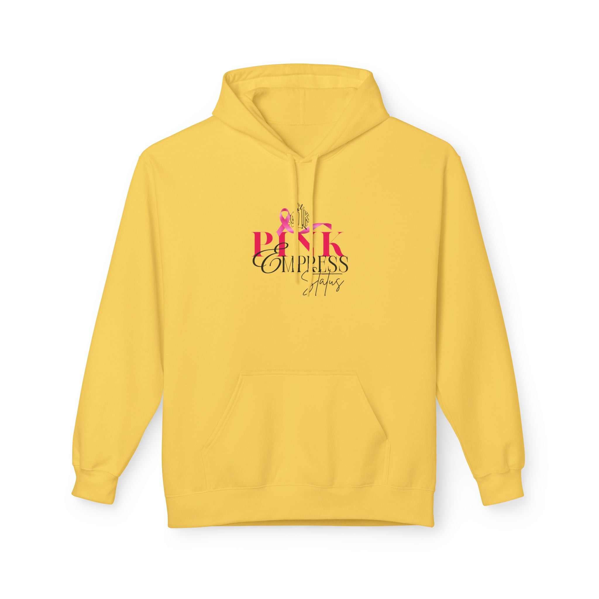 N1K Empress Status Pink Ribbon Breast Cancer Awareness Hoodie — PINK Breast Cancer Support Pullover