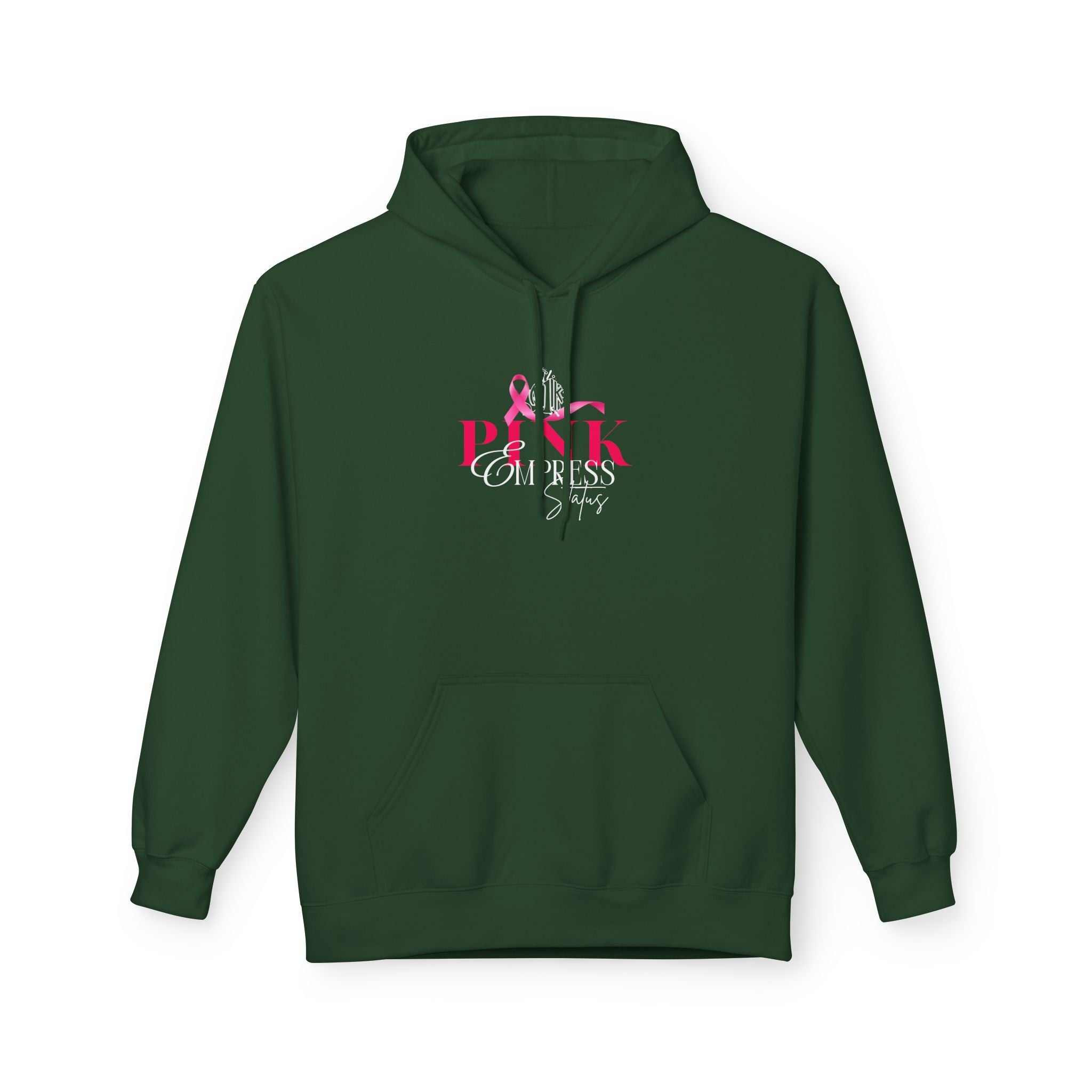N1K Empress Status Pink Ribbon Breast Cancer Awareness Hoodie — PINK Breast Cancer Support Pullover