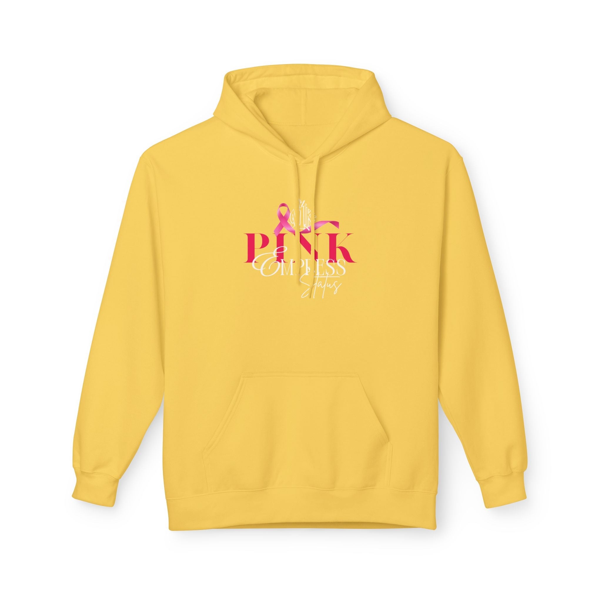 N1K Empress Status Pink Ribbon Breast Cancer Awareness Hoodie — PINK Breast Cancer Support Pullover