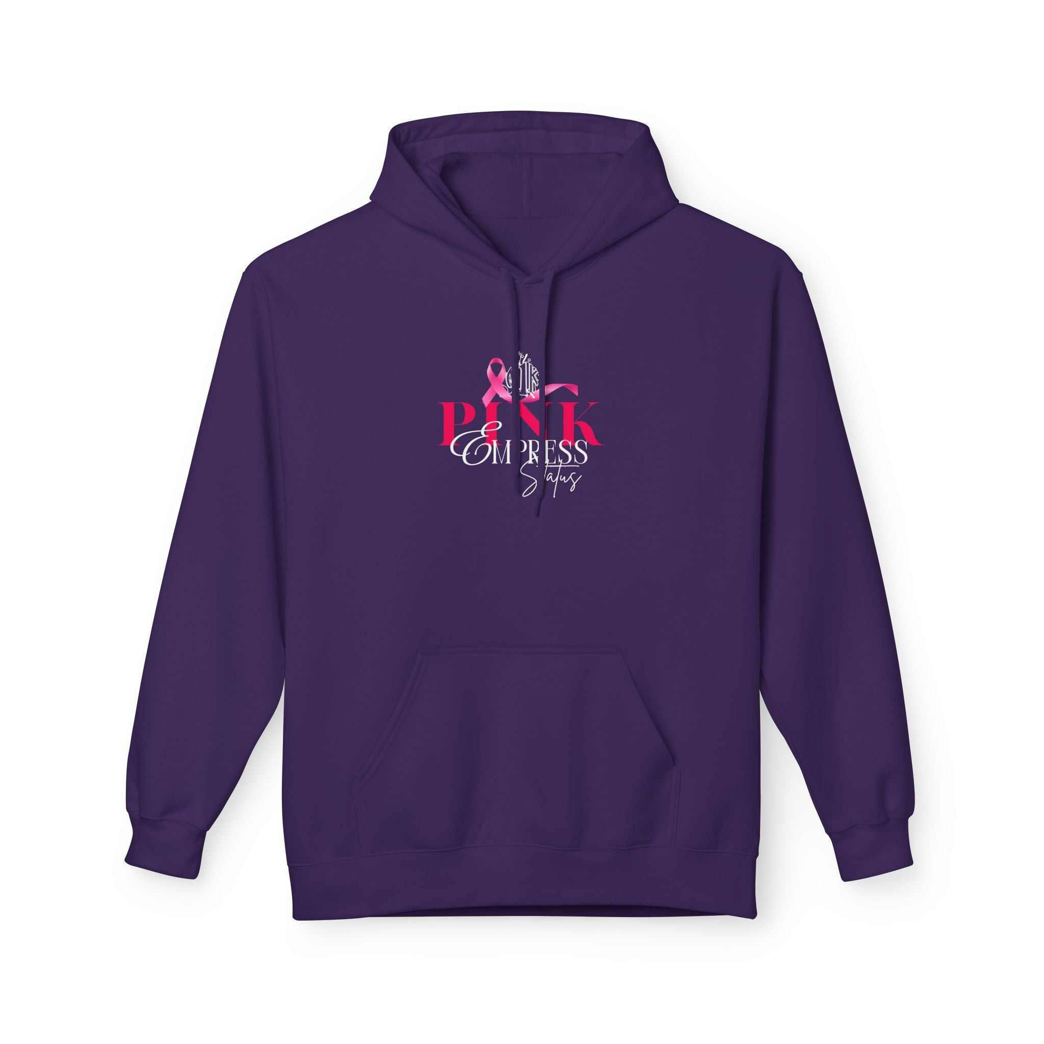 N1K Empress Status Pink Ribbon Breast Cancer Awareness Hoodie — PINK Breast Cancer Support Pullover