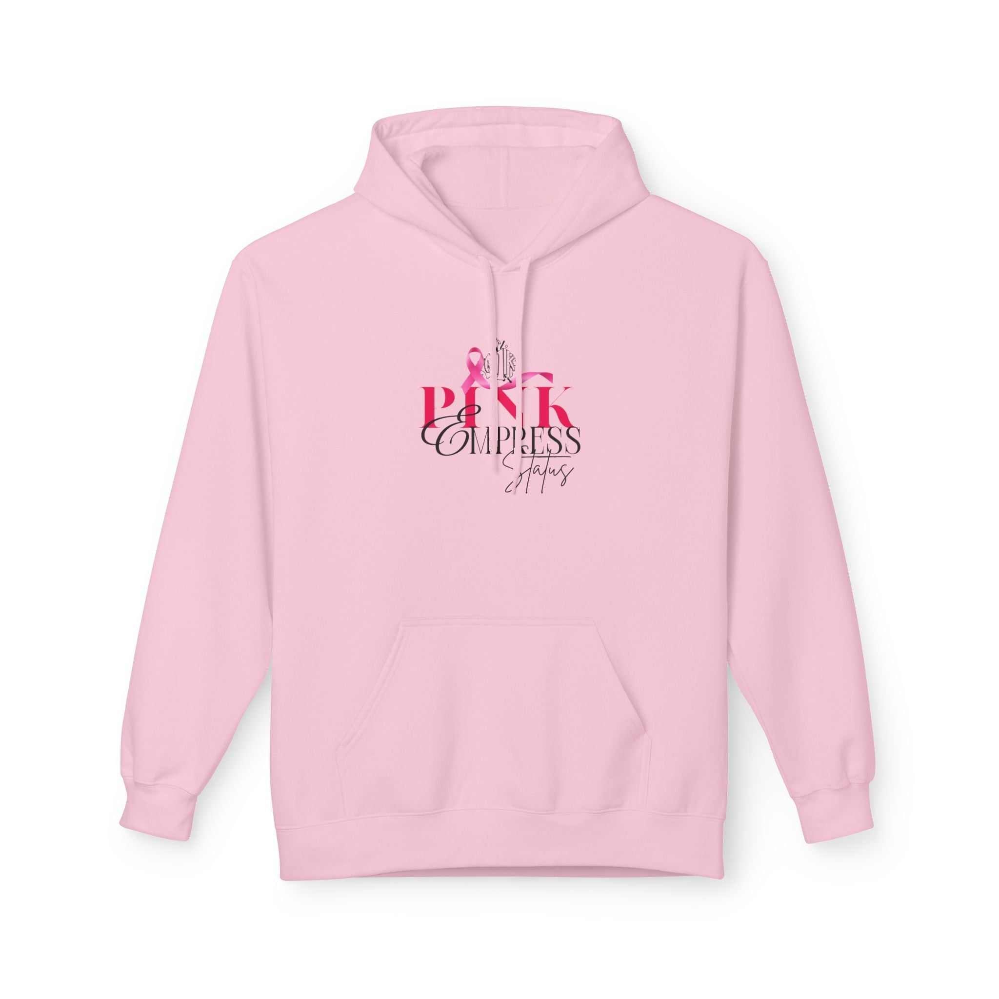 N1K Empress Status Pink Ribbon Breast Cancer Awareness Hoodie — PINK Breast Cancer Support Pullover