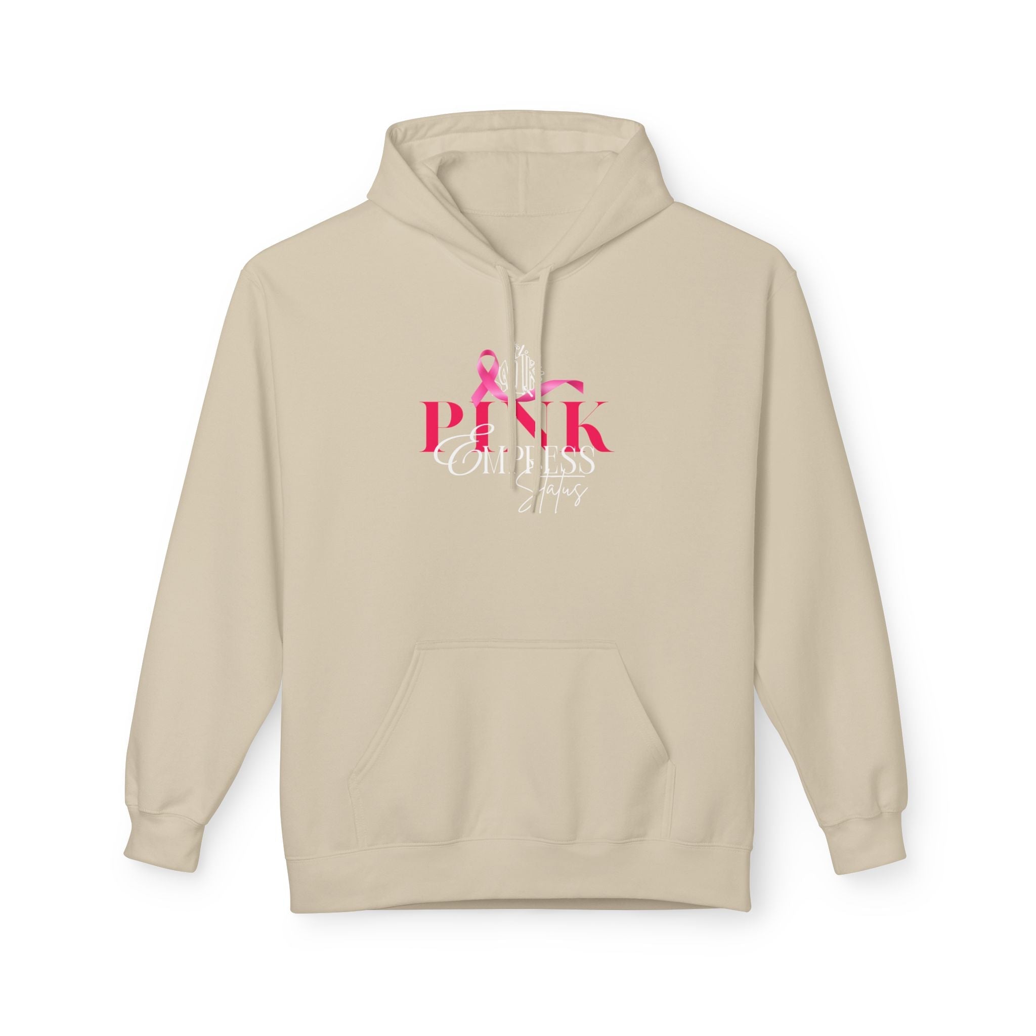 N1K Empress Status Pink Ribbon Breast Cancer Awareness Hoodie — PINK Breast Cancer Support Pullover