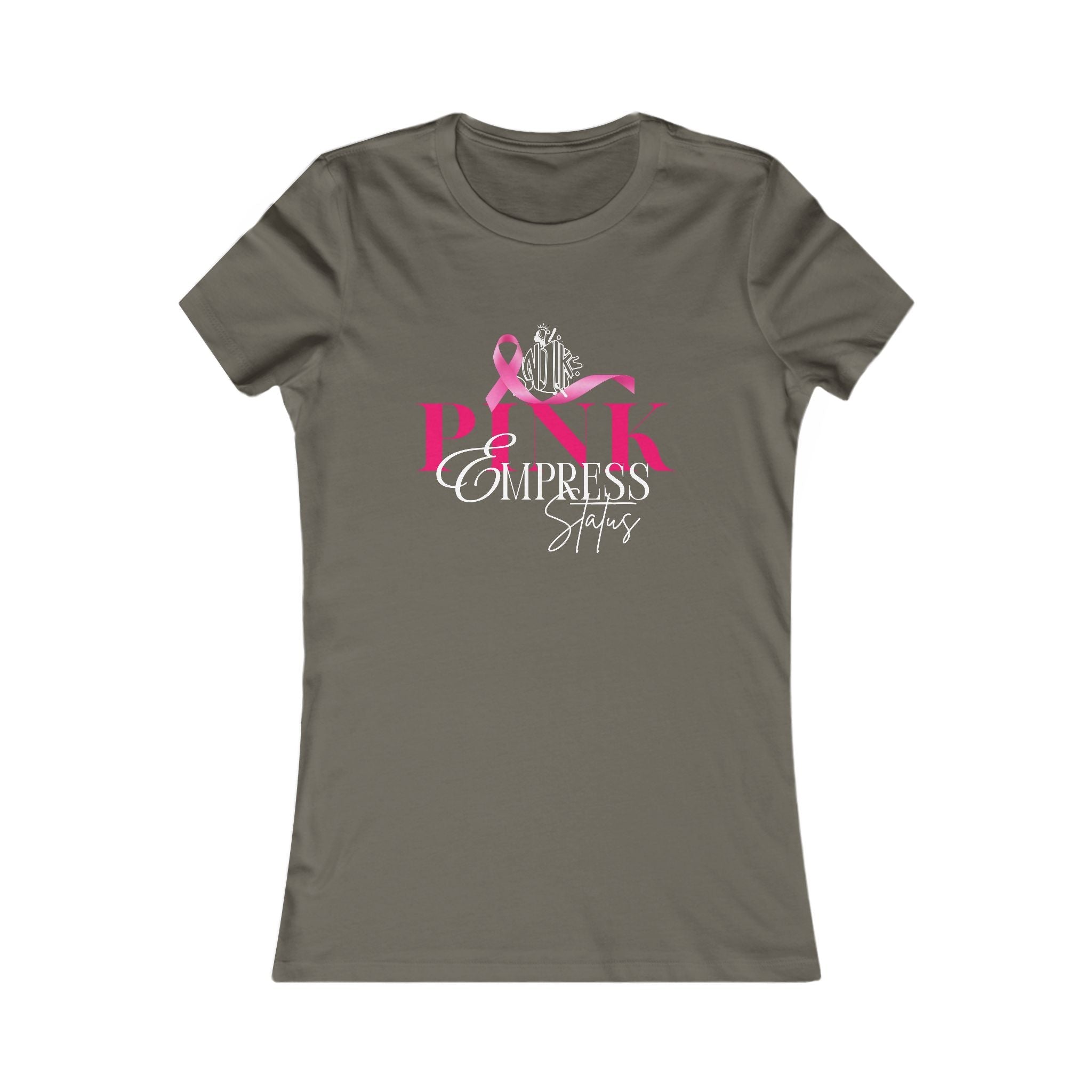 N1K Empress Status Women's Tee - Pink Ribbon Breast Cancer Awareness