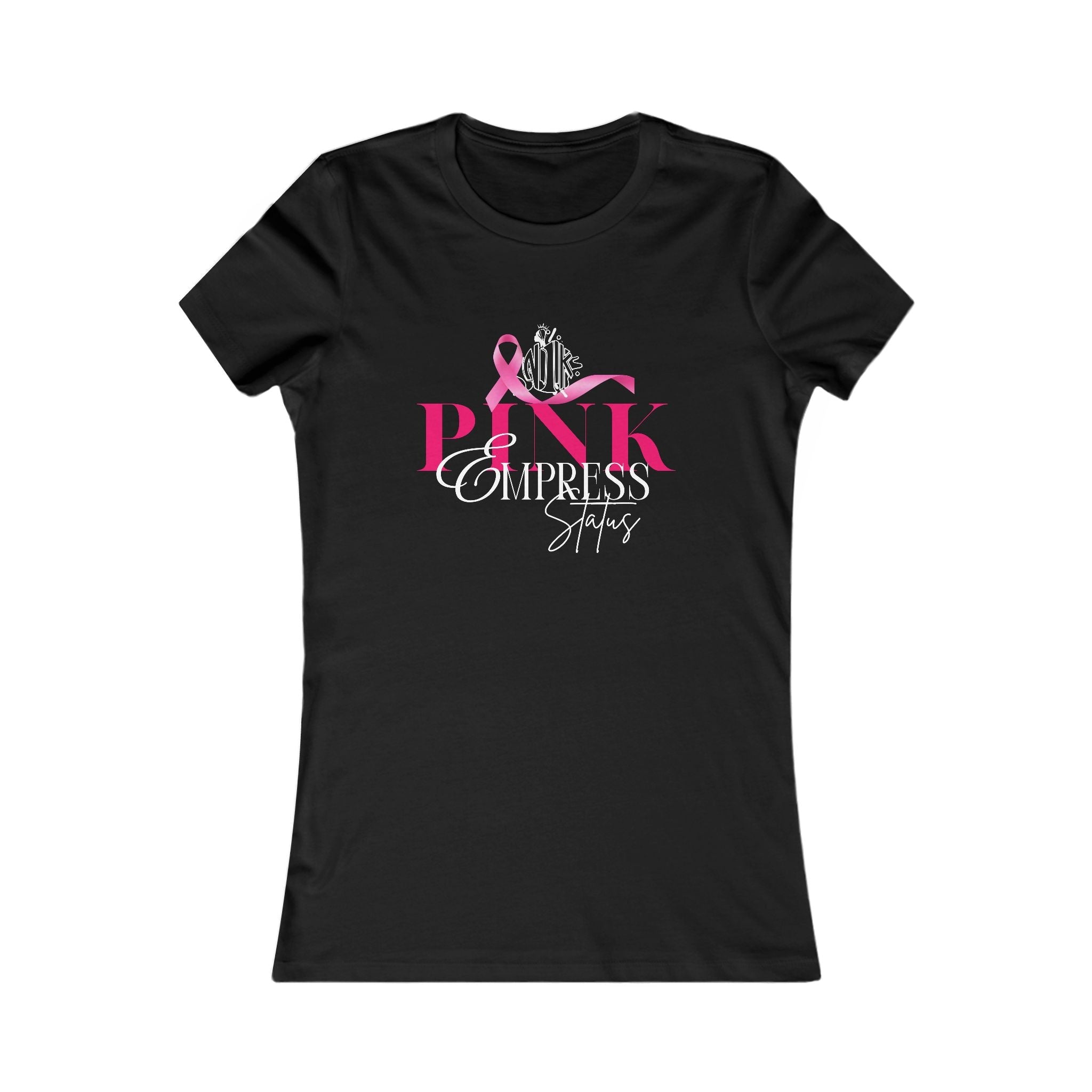 N1K Empress Status Women's Tee - Pink Ribbon Breast Cancer Awareness