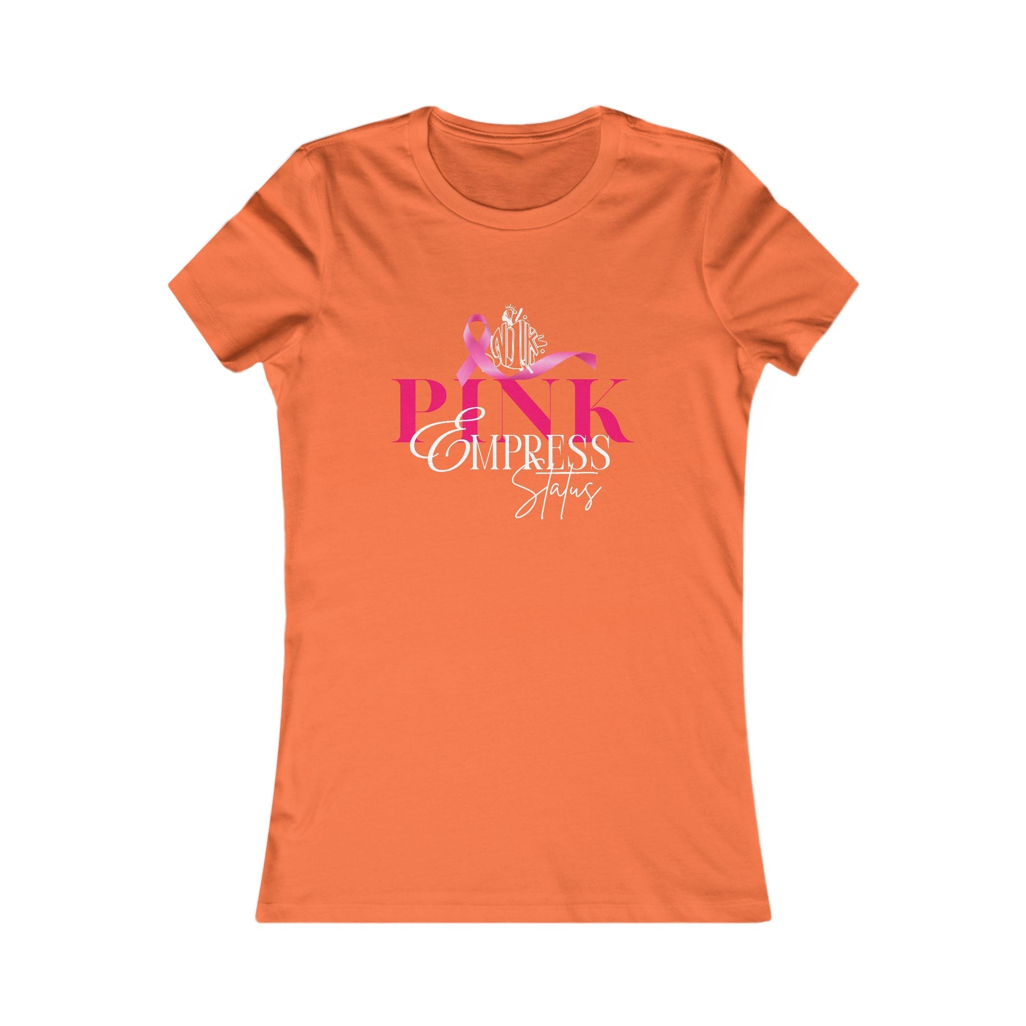 N1K Empress Status Women's Tee - Pink Ribbon Breast Cancer Awareness