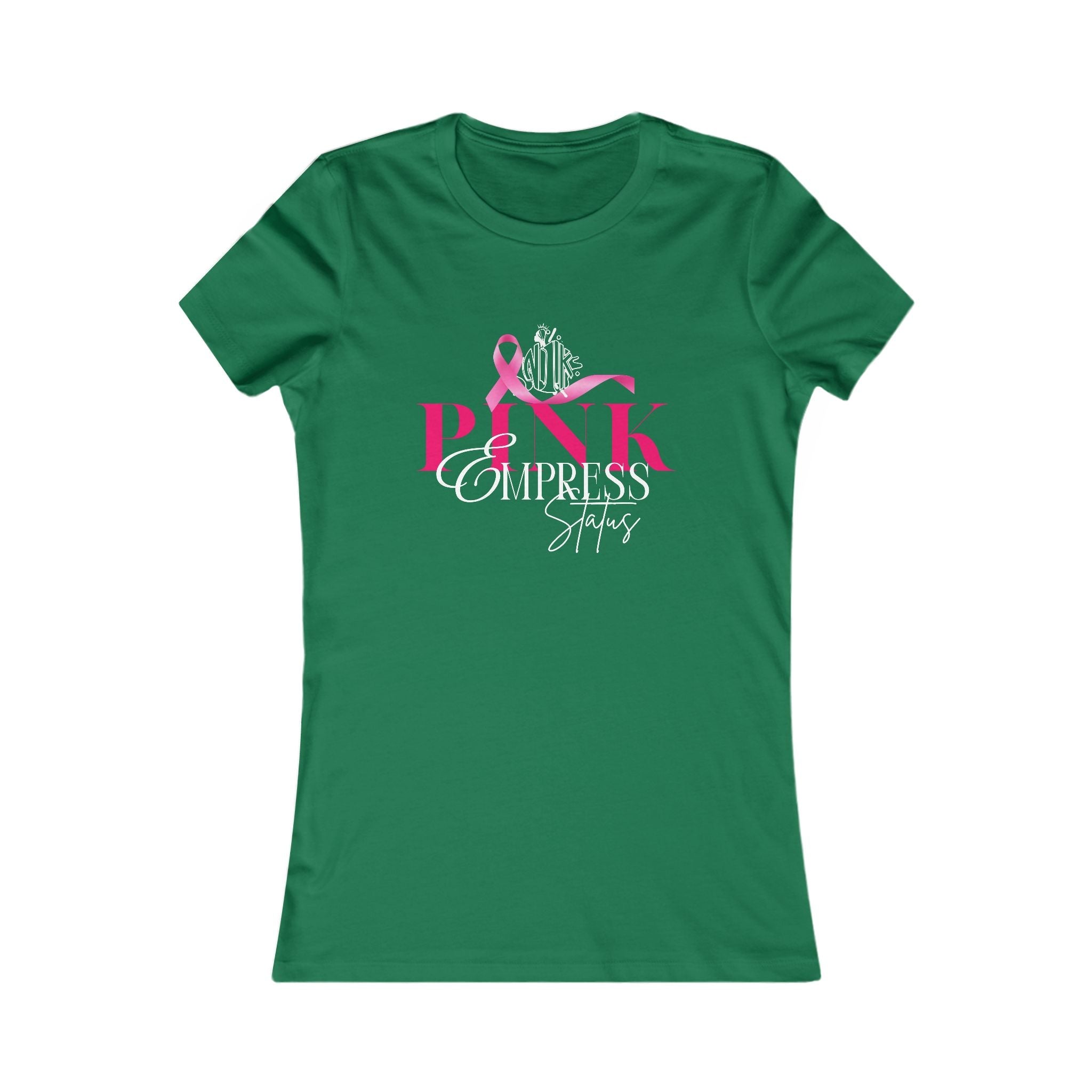 N1K Empress Status Women's Tee - Pink Ribbon Breast Cancer Awareness