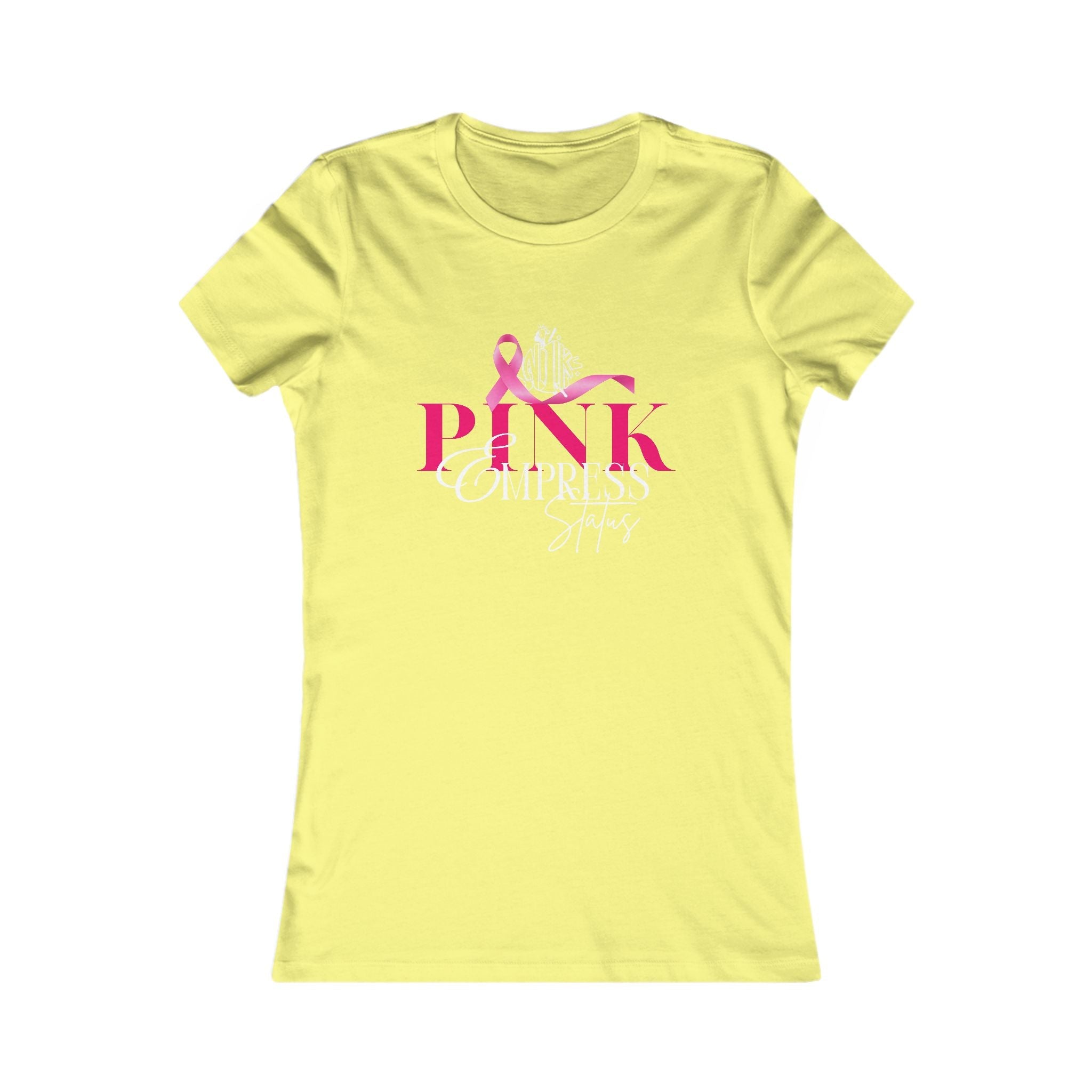 N1K Empress Status Women's Tee - Pink Ribbon Breast Cancer Awareness