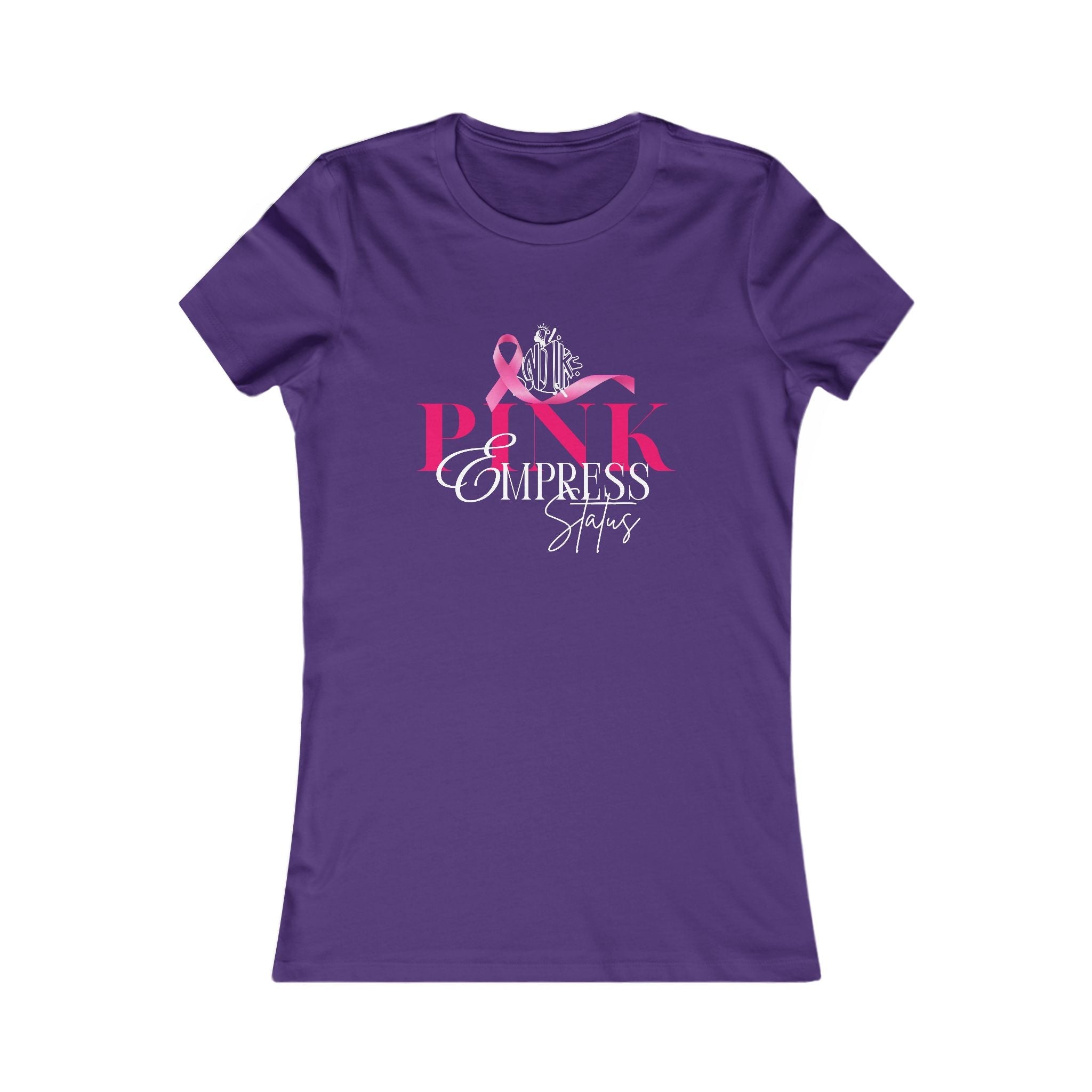 N1K Empress Status Women's Tee - Pink Ribbon Breast Cancer Awareness