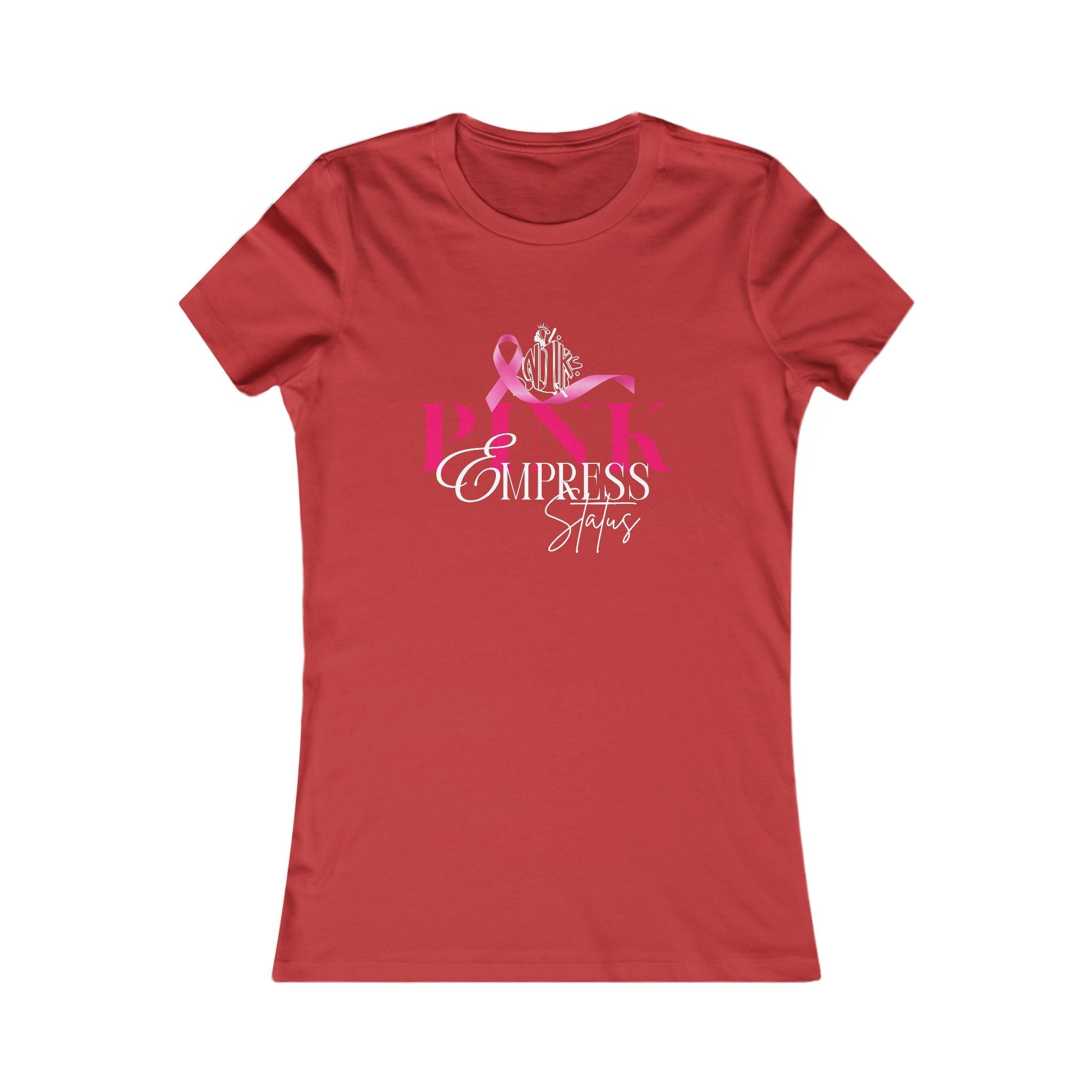 N1K Empress Status Women's Tee - Pink Ribbon Breast Cancer Awareness