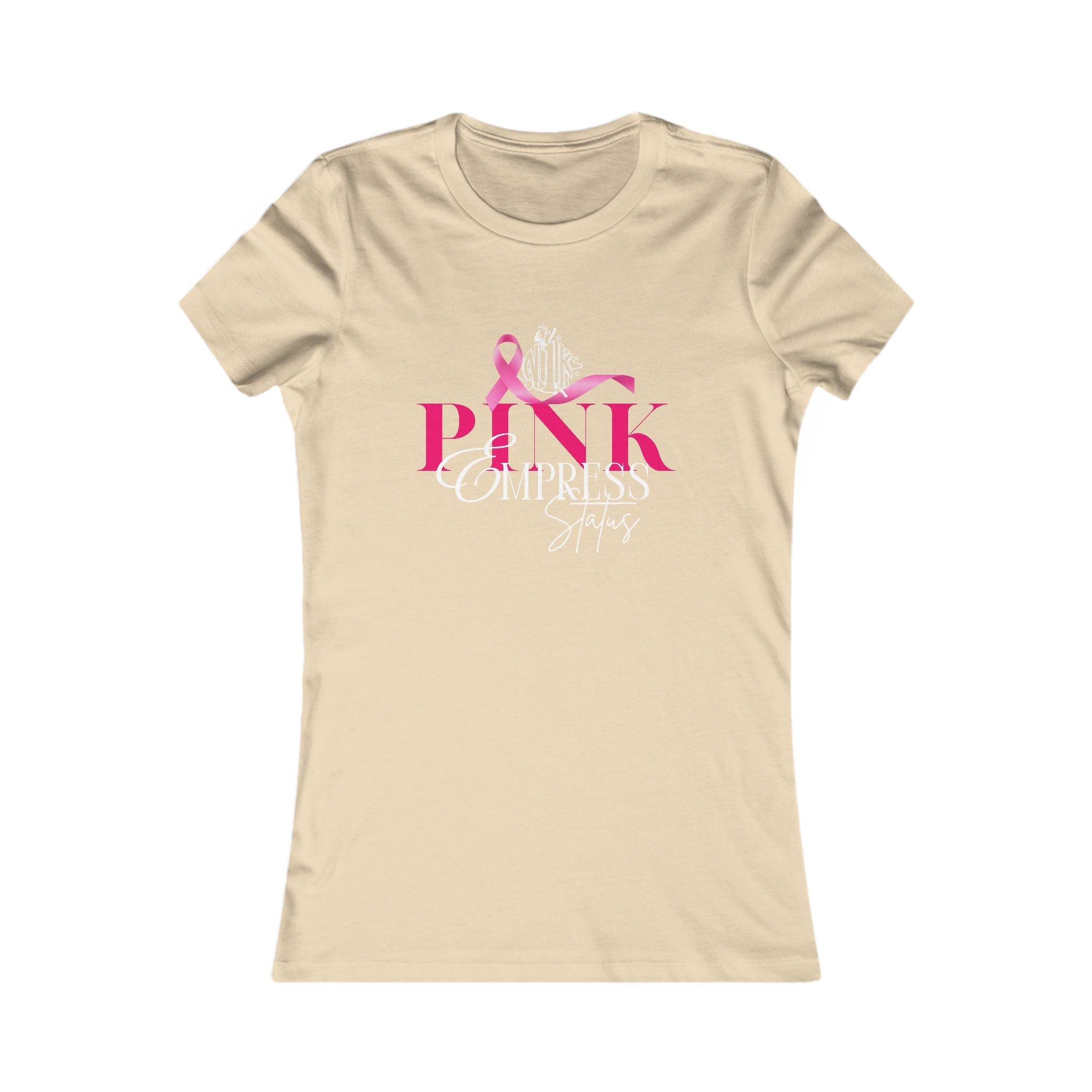 N1K Empress Status Women's Tee - Pink Ribbon Breast Cancer Awareness