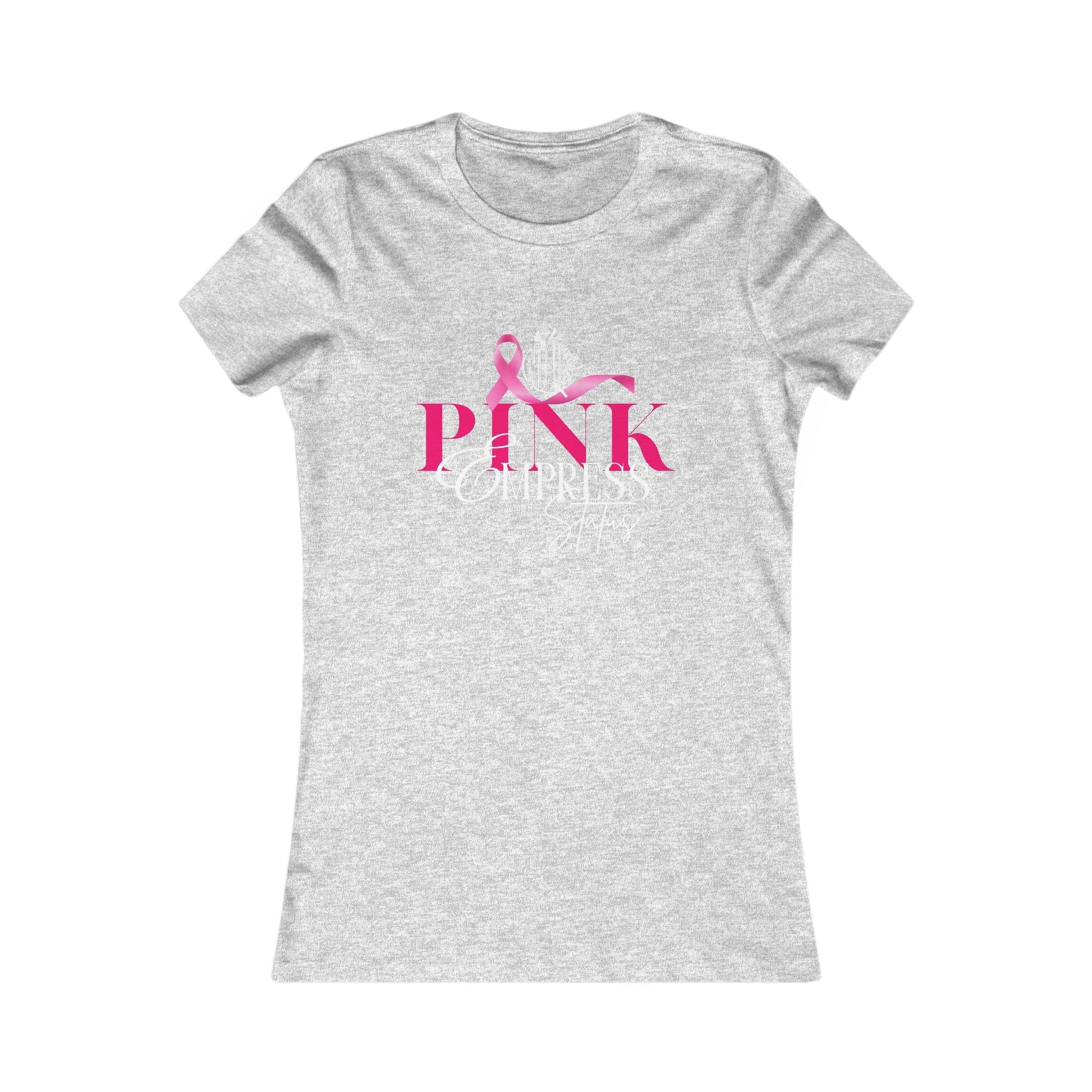 N1K Empress Status Women's Tee - Pink Ribbon Breast Cancer Awareness