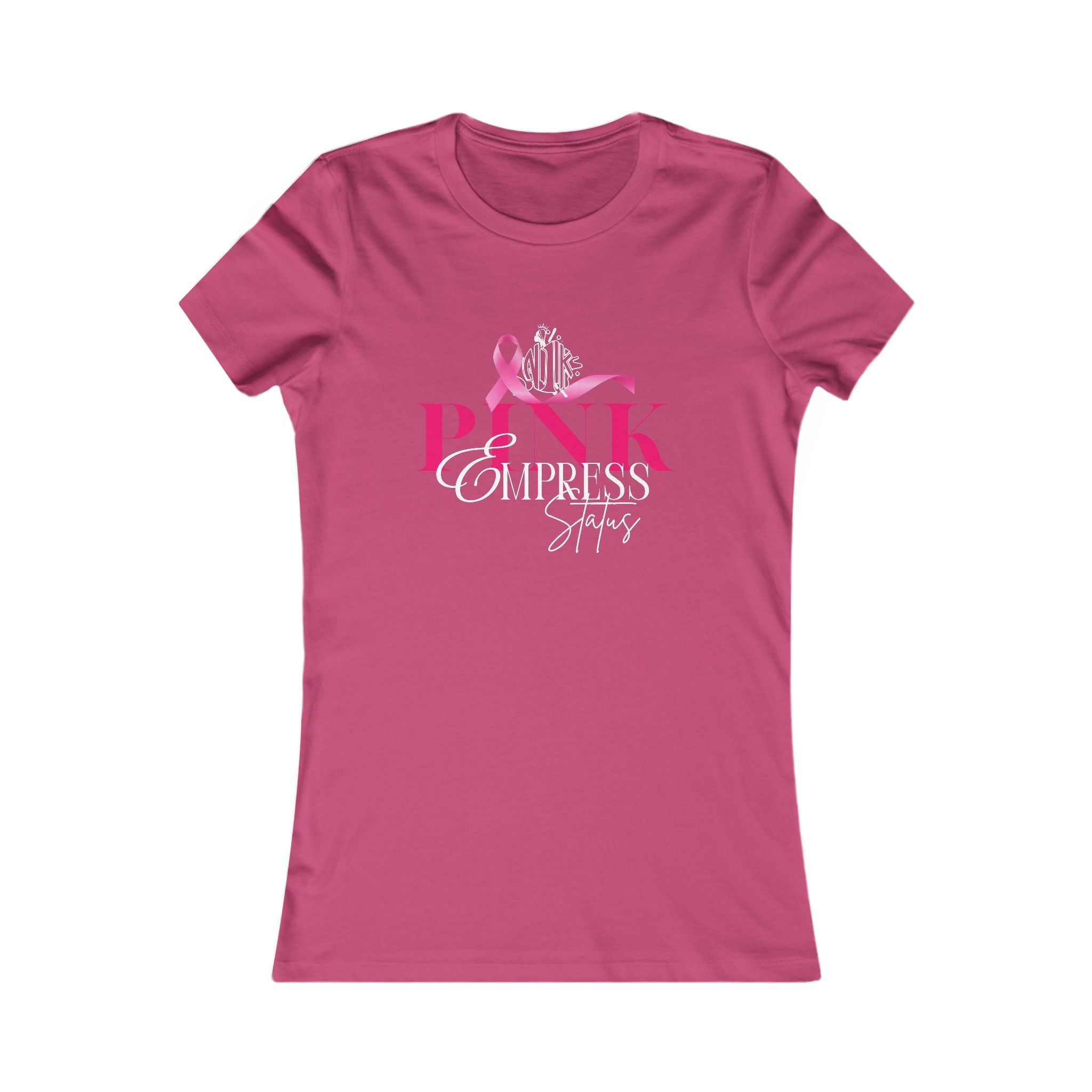 N1K Empress Status Women's Tee - Pink Ribbon Breast Cancer Awareness