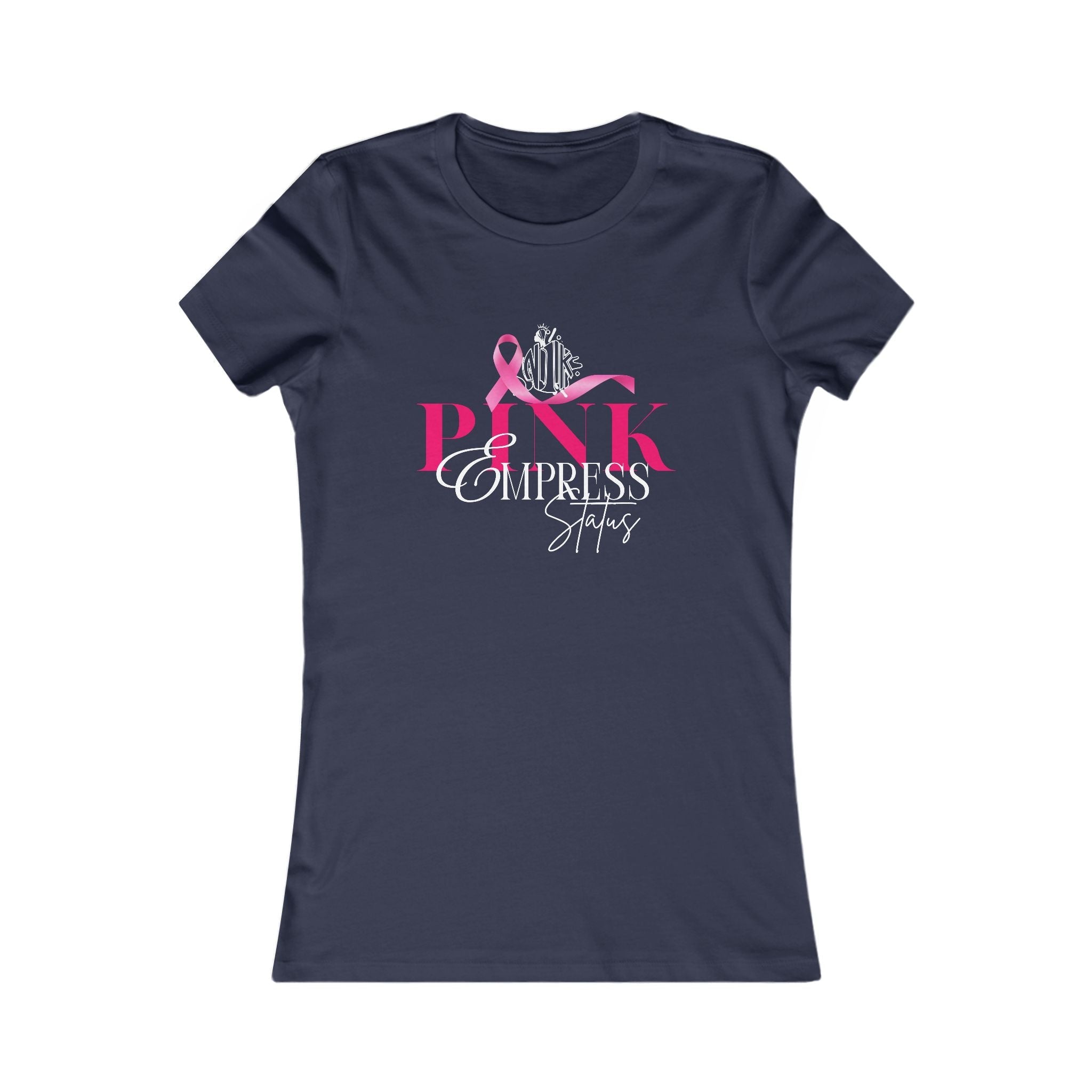 N1K Empress Status Women's Tee - Pink Ribbon Breast Cancer Awareness