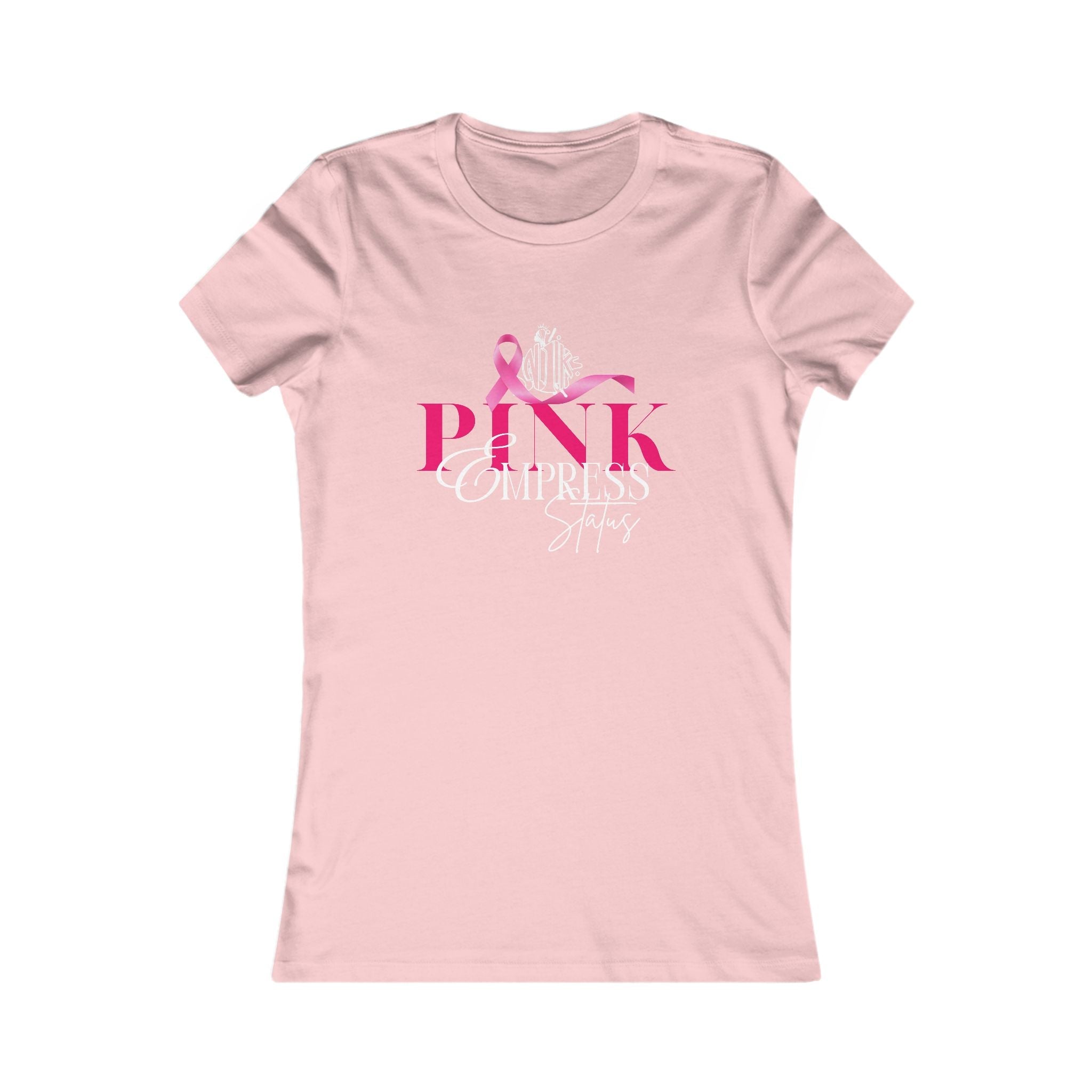 N1K Empress Status Women's Tee - Pink Ribbon Breast Cancer Awareness