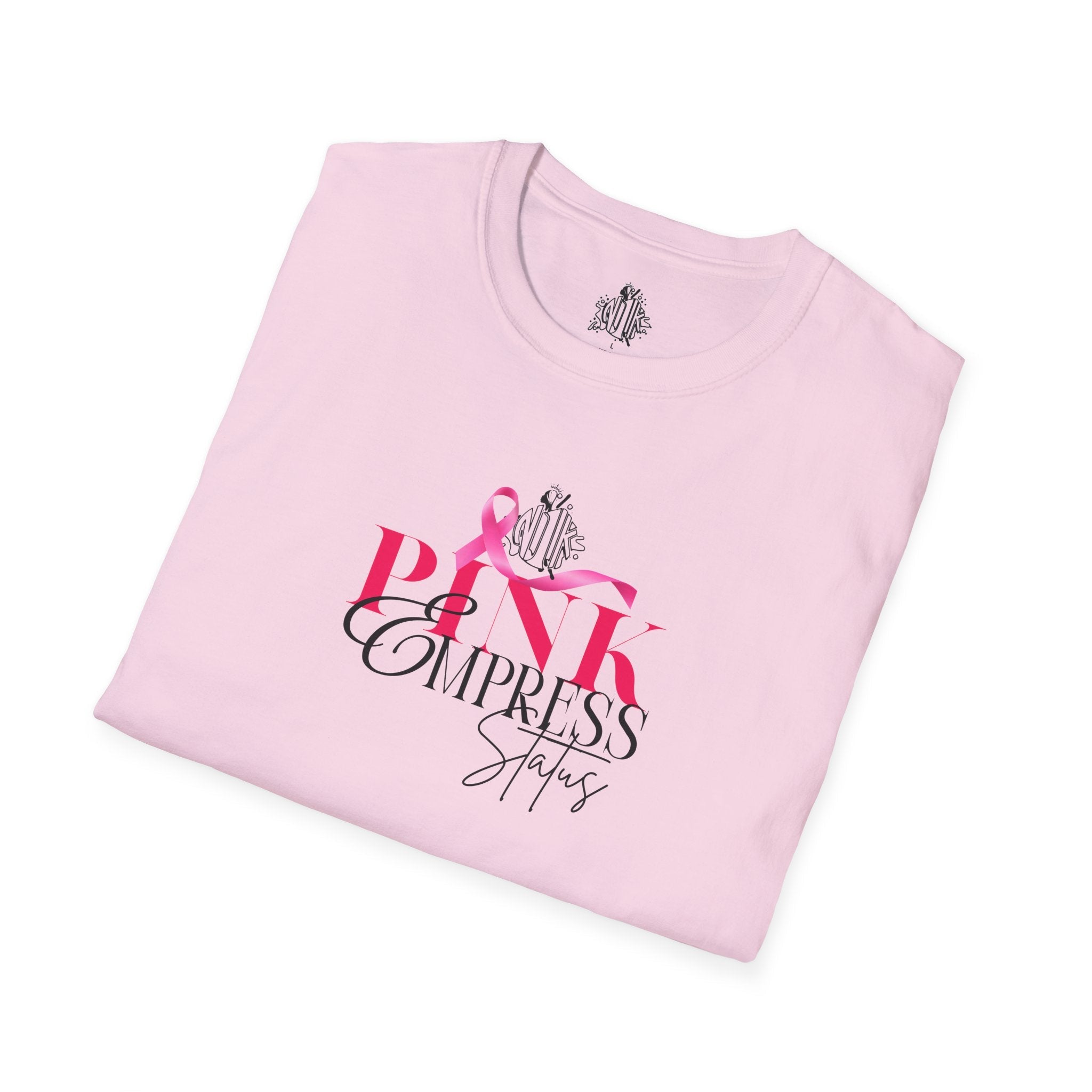 N1K Pink Empress Ladies T-Shirt – 'Pink Empress' Script Graphic
