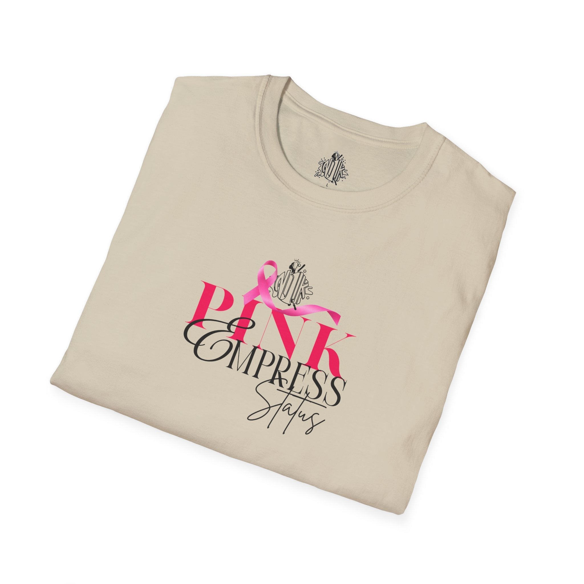 N1K Pink Empress Ladies T-Shirt – 'Pink Empress' Script Graphic