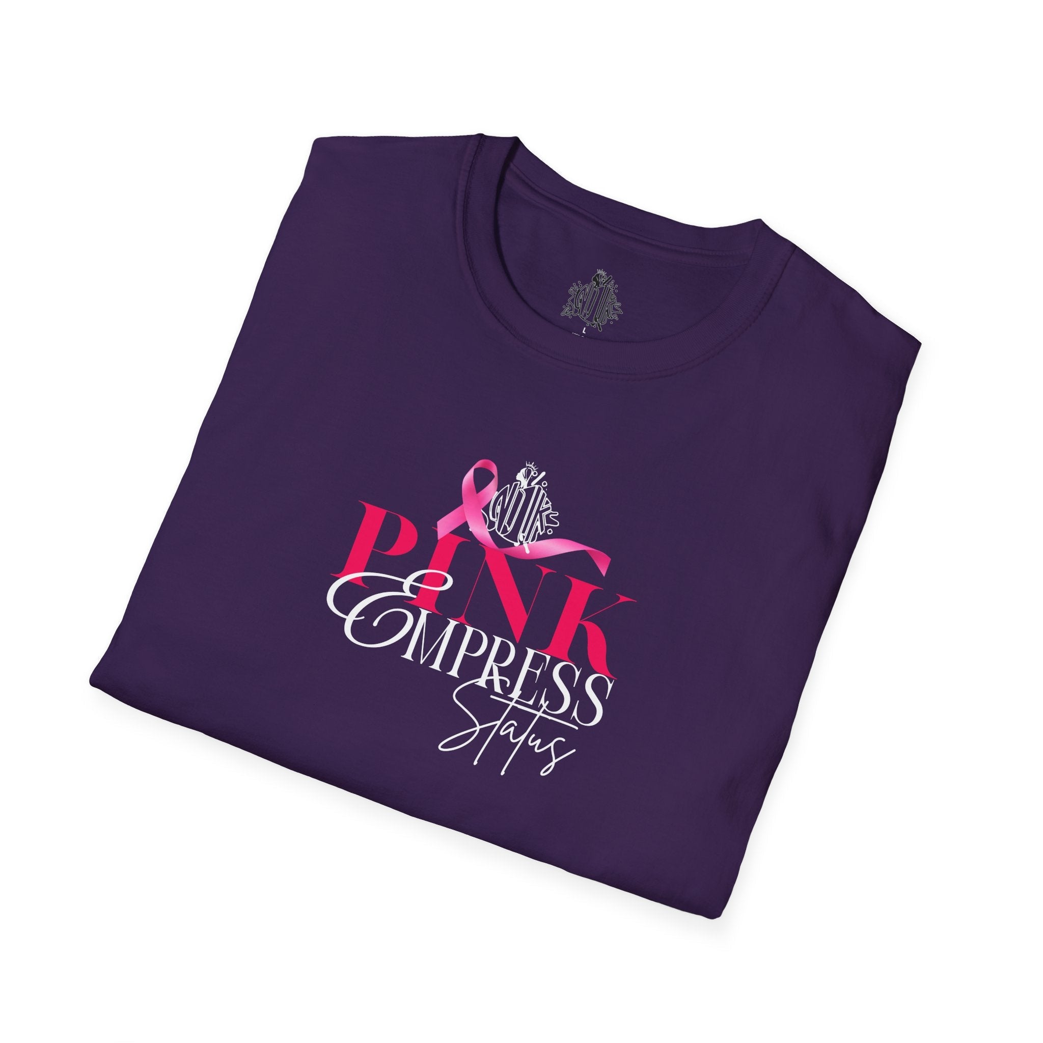 N1K Pink Empress Ladies T-Shirt – 'Pink Empress' Script Graphic