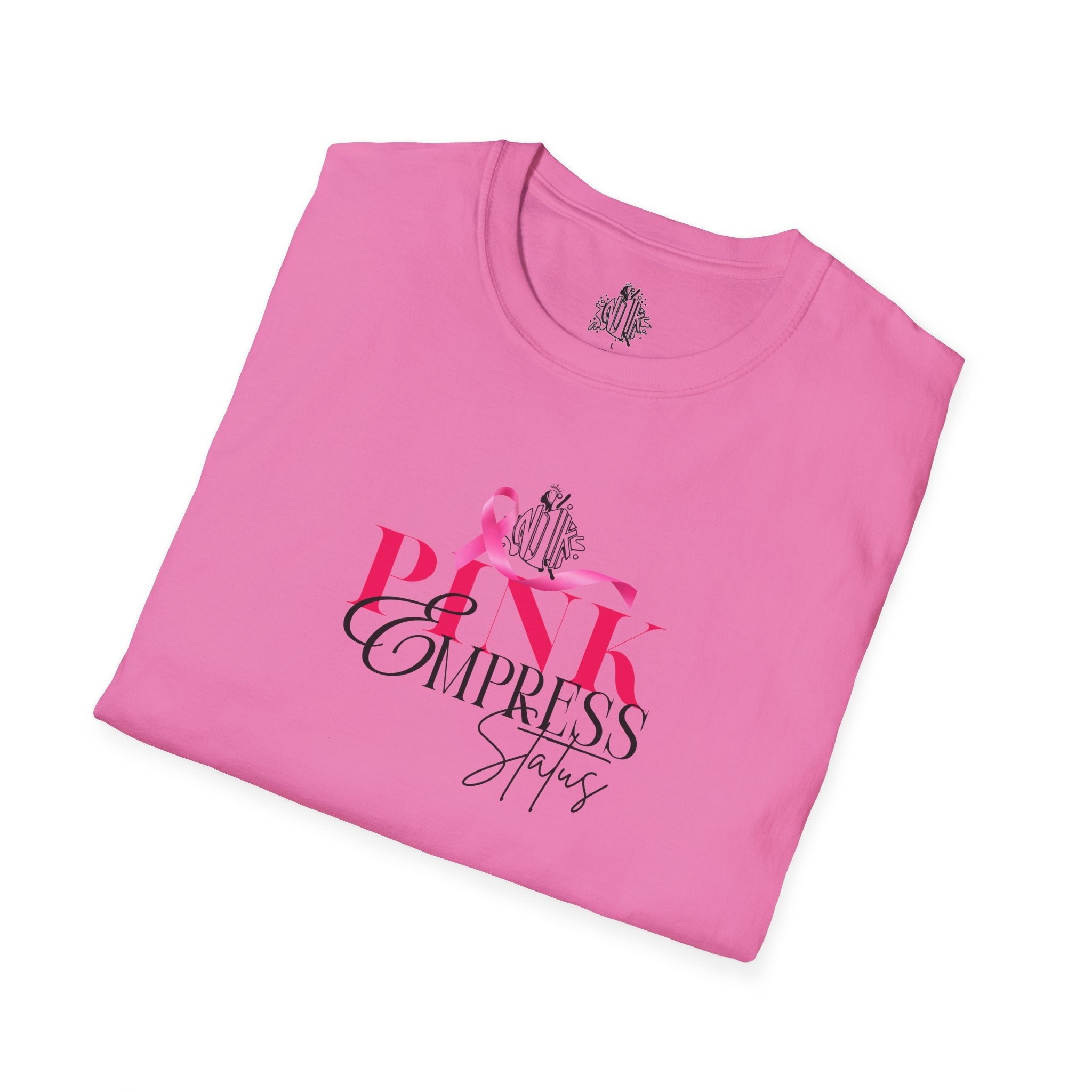 N1K Pink Empress Ladies T-Shirt – 'Pink Empress' Script Graphic