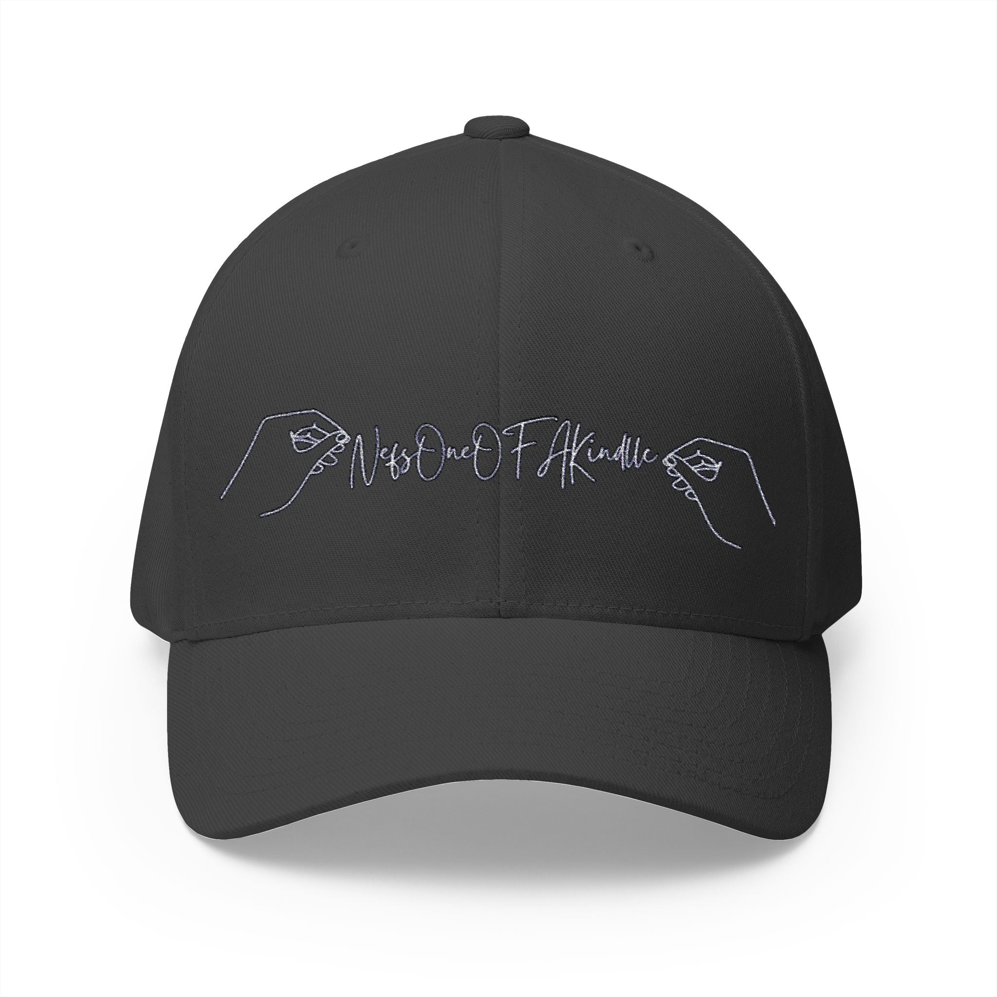 Nefs One Of A Kind Hand-Embroidered Closed-Back Cap, Casual Gift for HHatsNefs One Of A Kind
