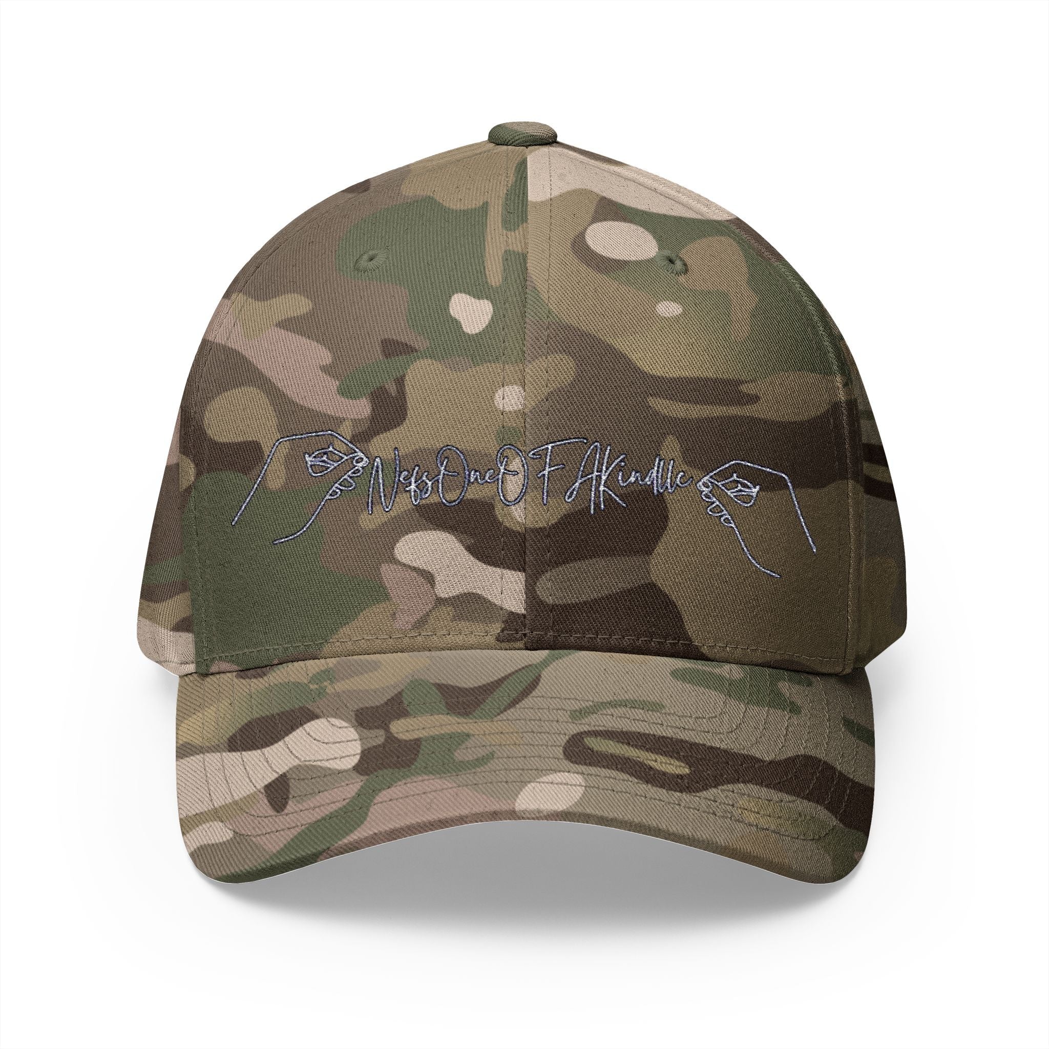 Nefs One Of A Kind Hand-Embroidered Closed-Back Cap, Casual Gift for HHatsNefs One Of A Kind