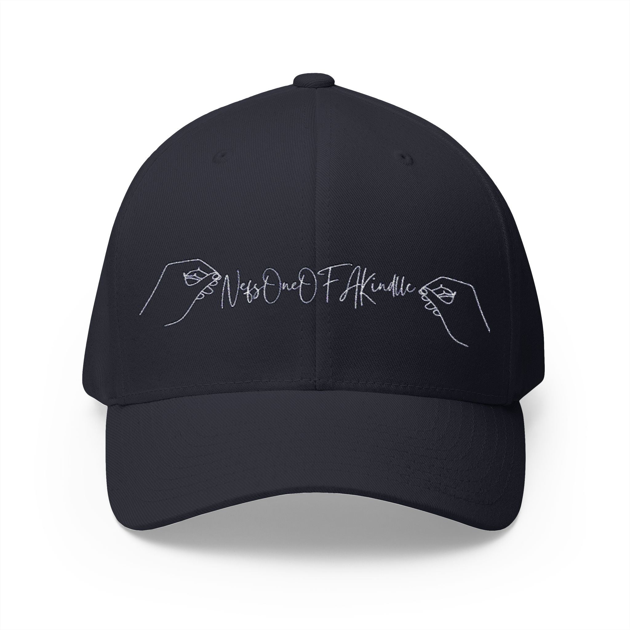 Nefs One Of A Kind Hand-Embroidered Closed-Back Cap, Casual Gift for HHatsNefs One Of A Kind