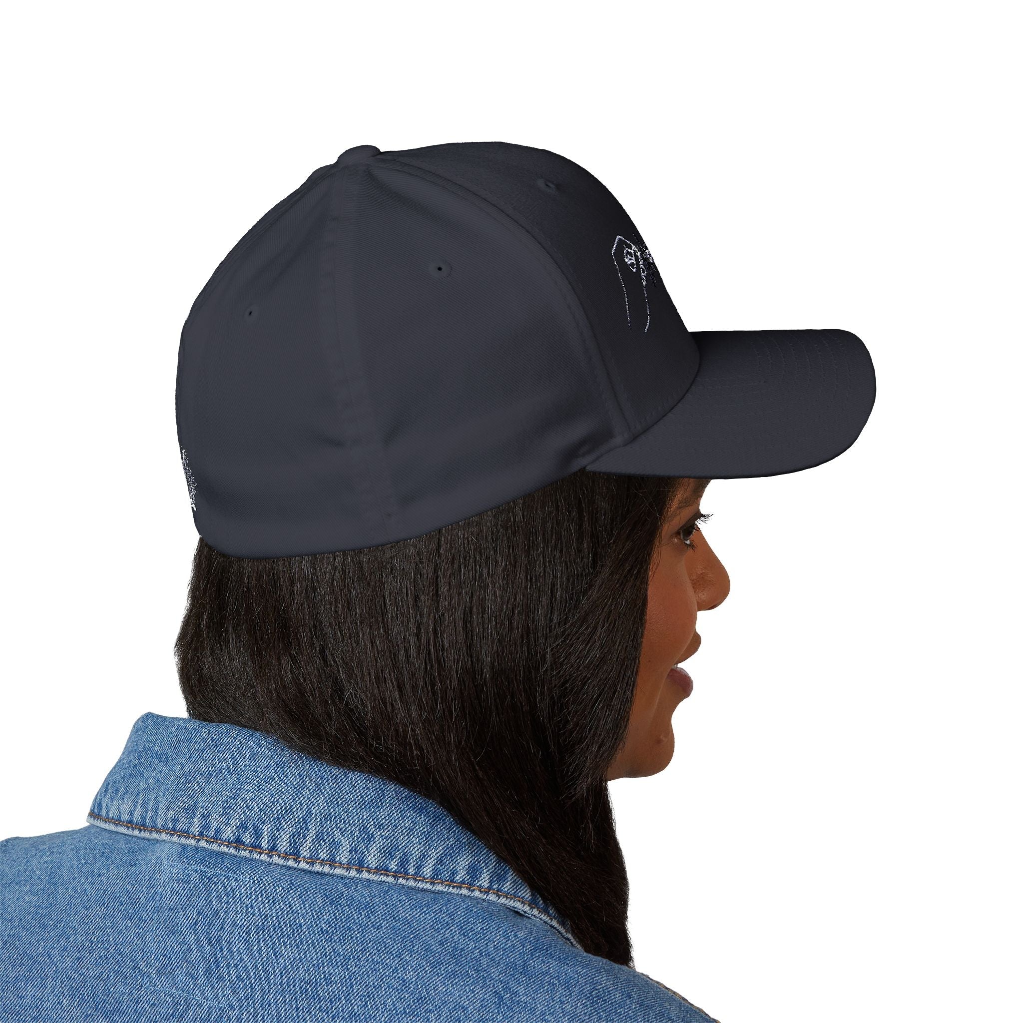Nefs One Of A Kind Hand-Embroidered Closed-Back Cap, Casual Gift for HHatsNefs One Of A Kind