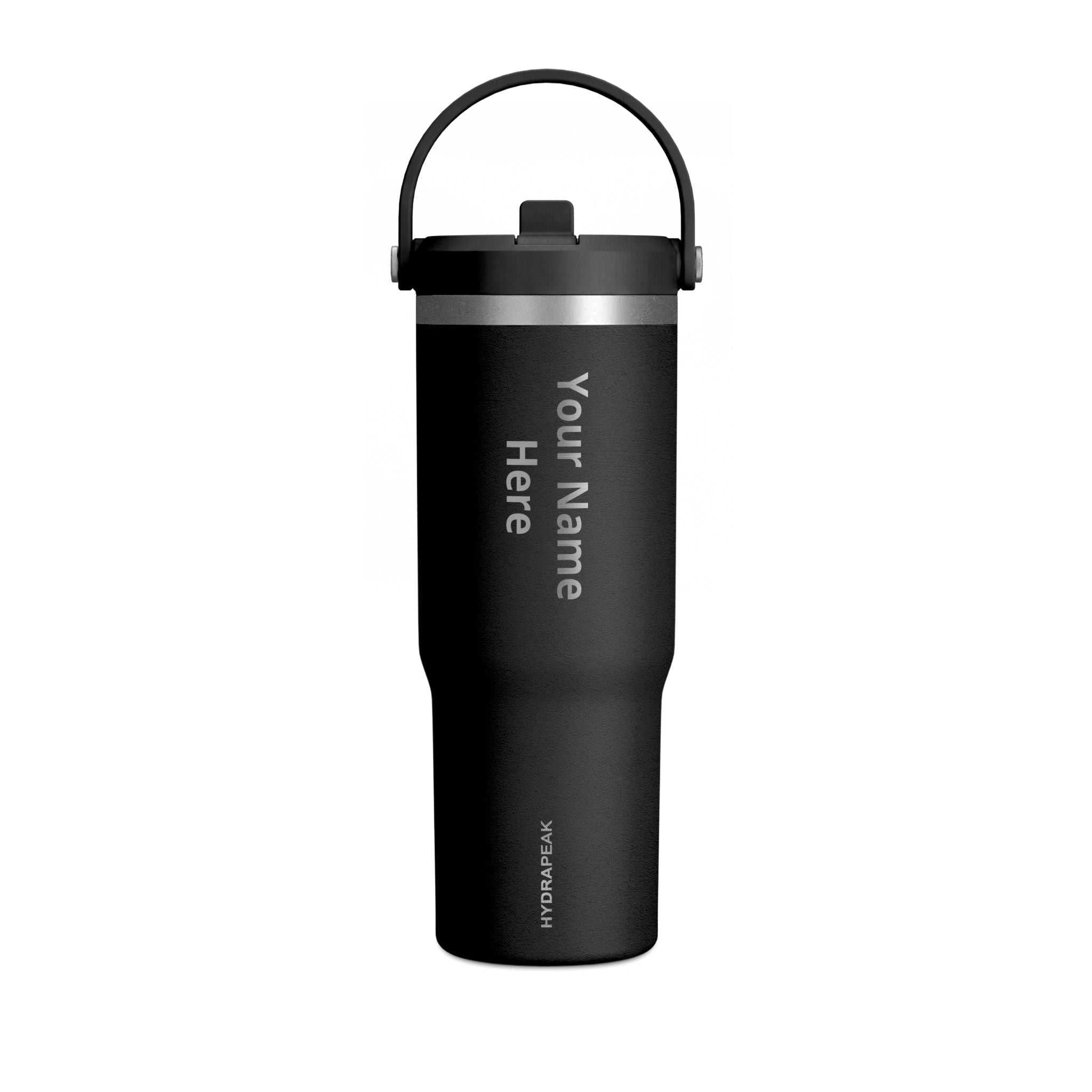 Personalized 32oz Nomad Tumbler – Insulated Travel Water Bottle with Handle (Add Your Name)