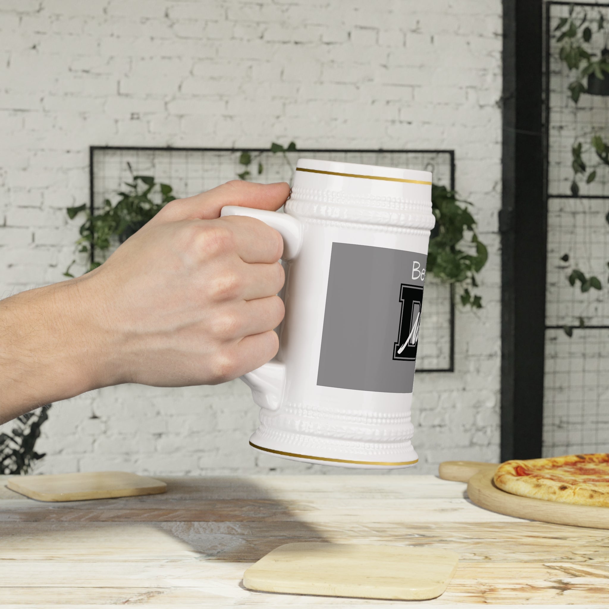 Personalized "Best Dad Ever" Beer Stein Mug