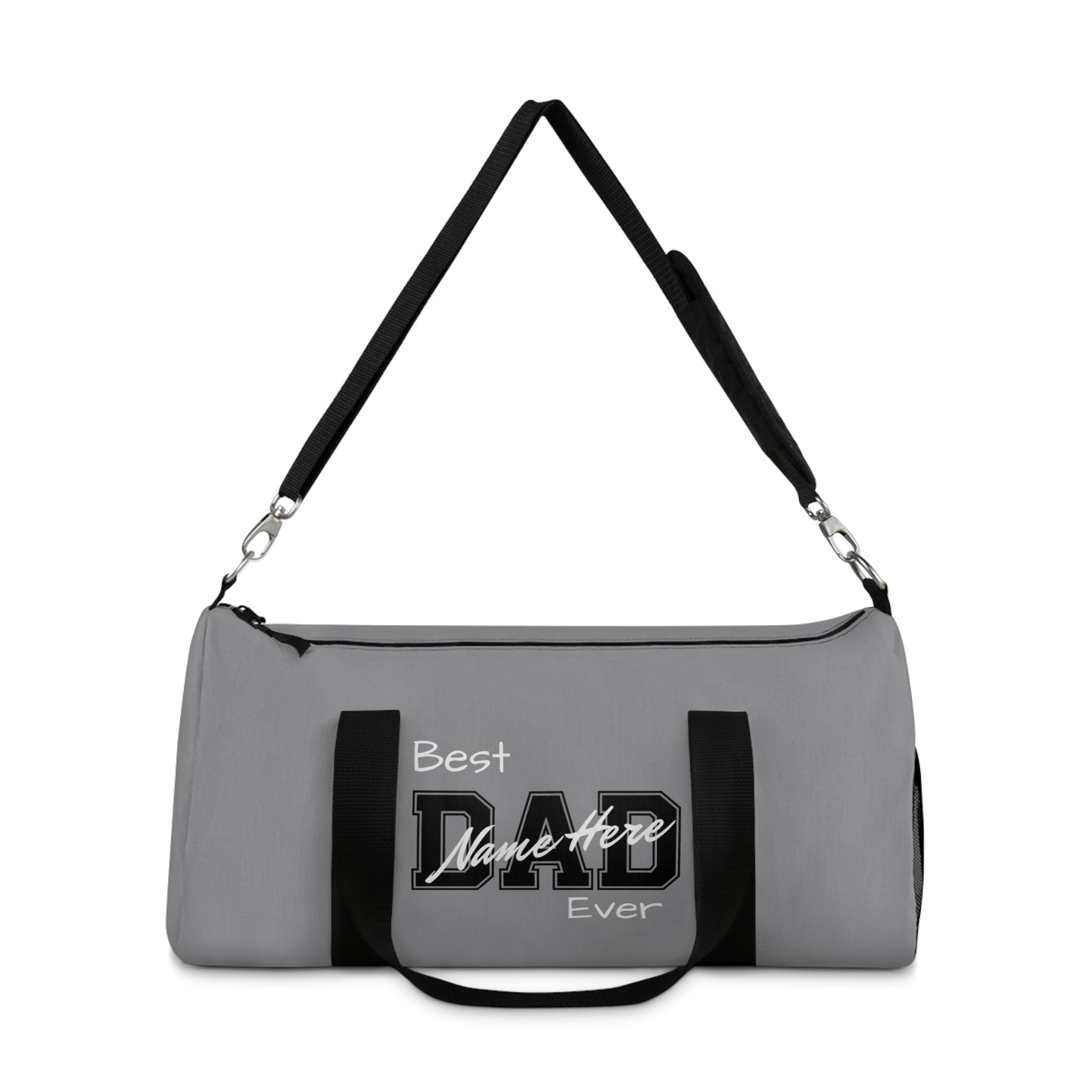 Personalized "Best Dad Ever" Duffel Bag — Custom Name Travel & Gym Tote